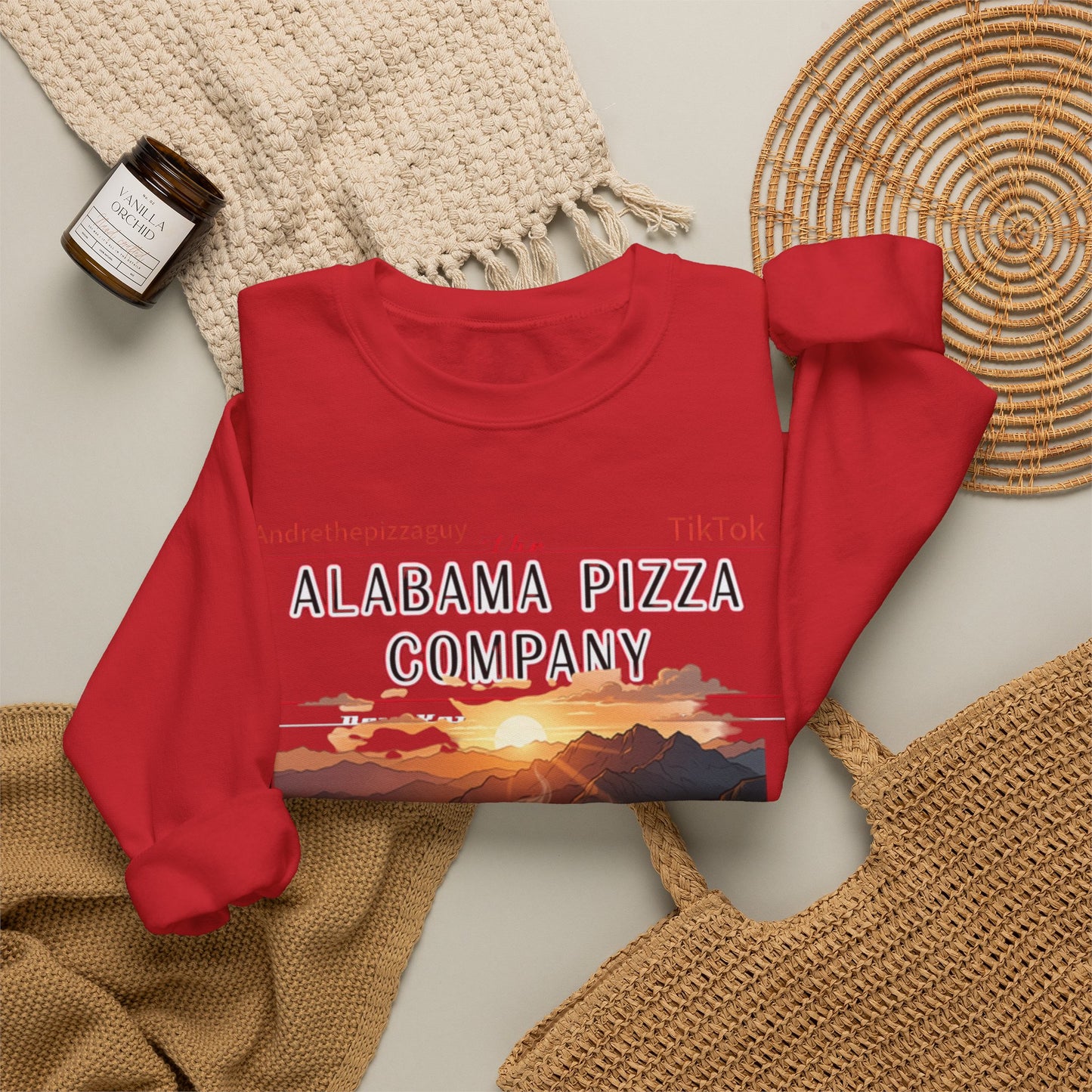 Alabama Pizza Company Sweatshirt – Vintage Mountain Pizza Crewneck