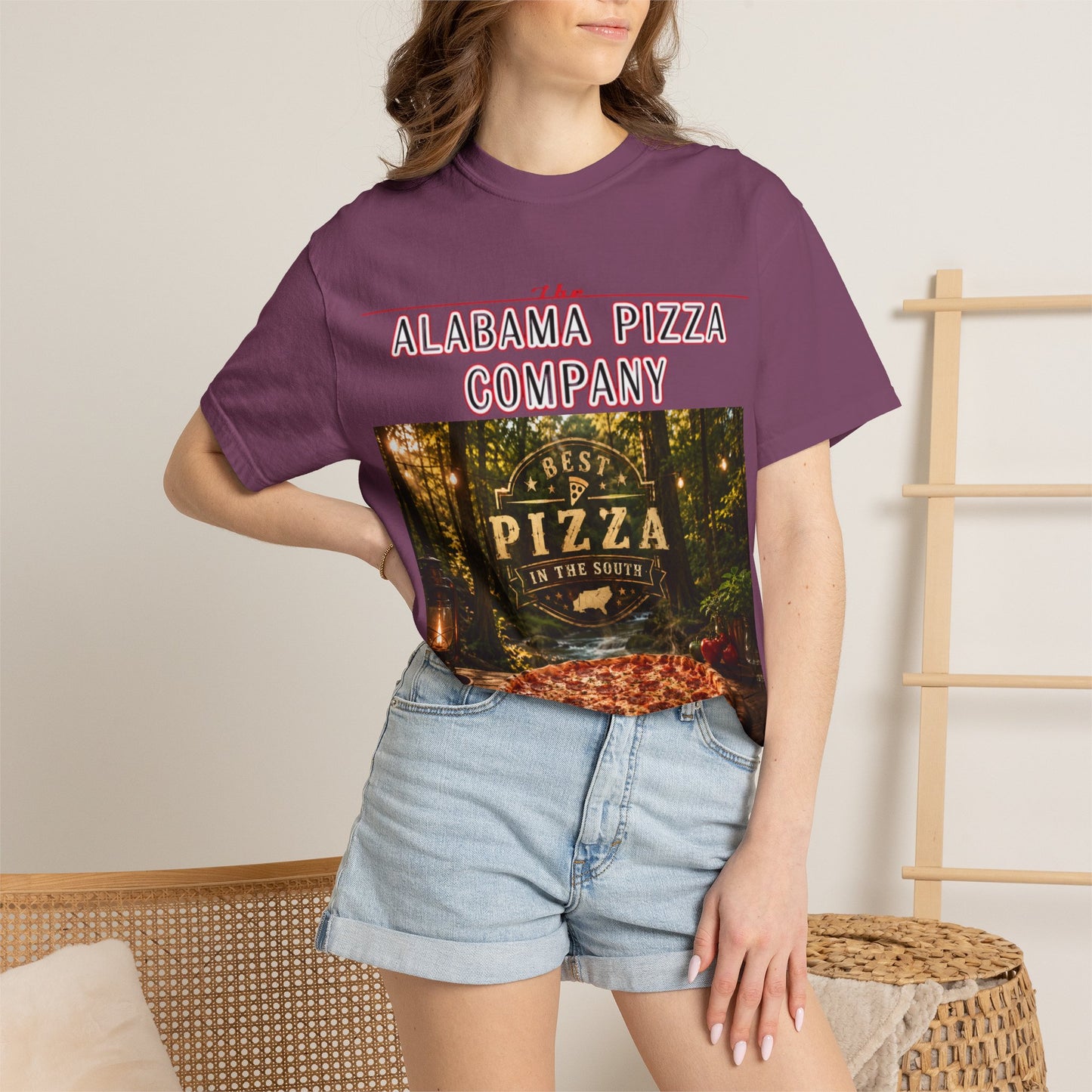 Alabama Pizza Company T-Shirt — Rustic Wood-Fired Pizza Graphic Tee