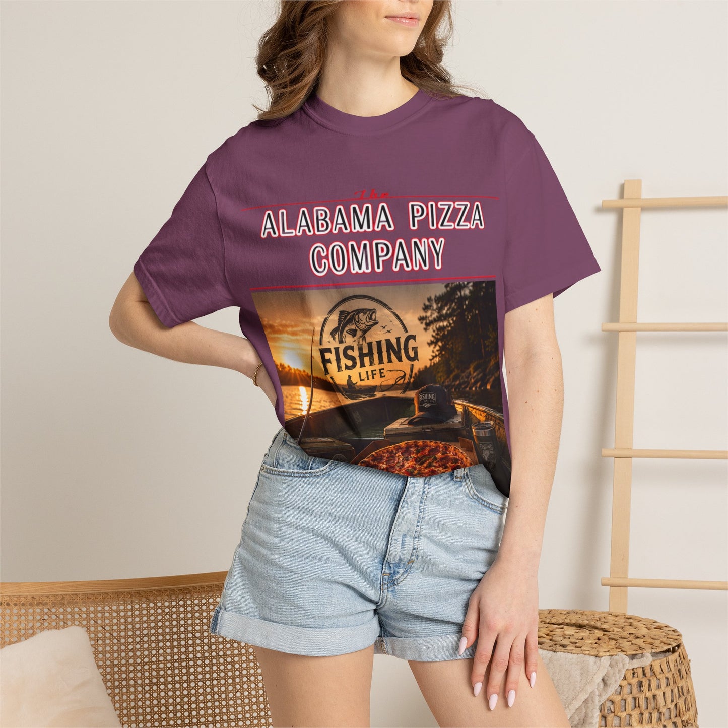Alabama Pizza Co. Fishing Life T-Shirt
