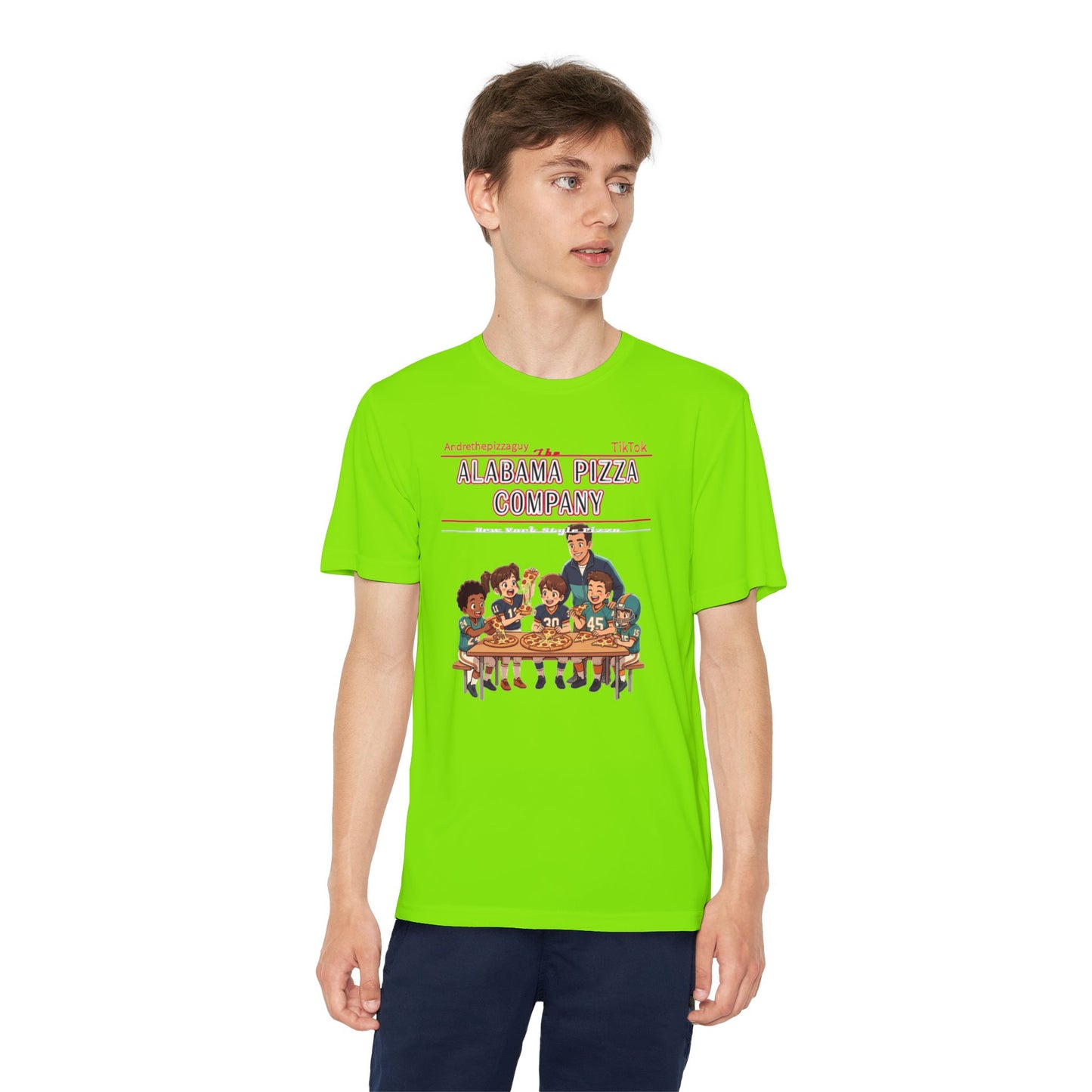 Alabama Pizza Company Kids Tee – Retro Pizza Night Graphic Youth T-Shirt