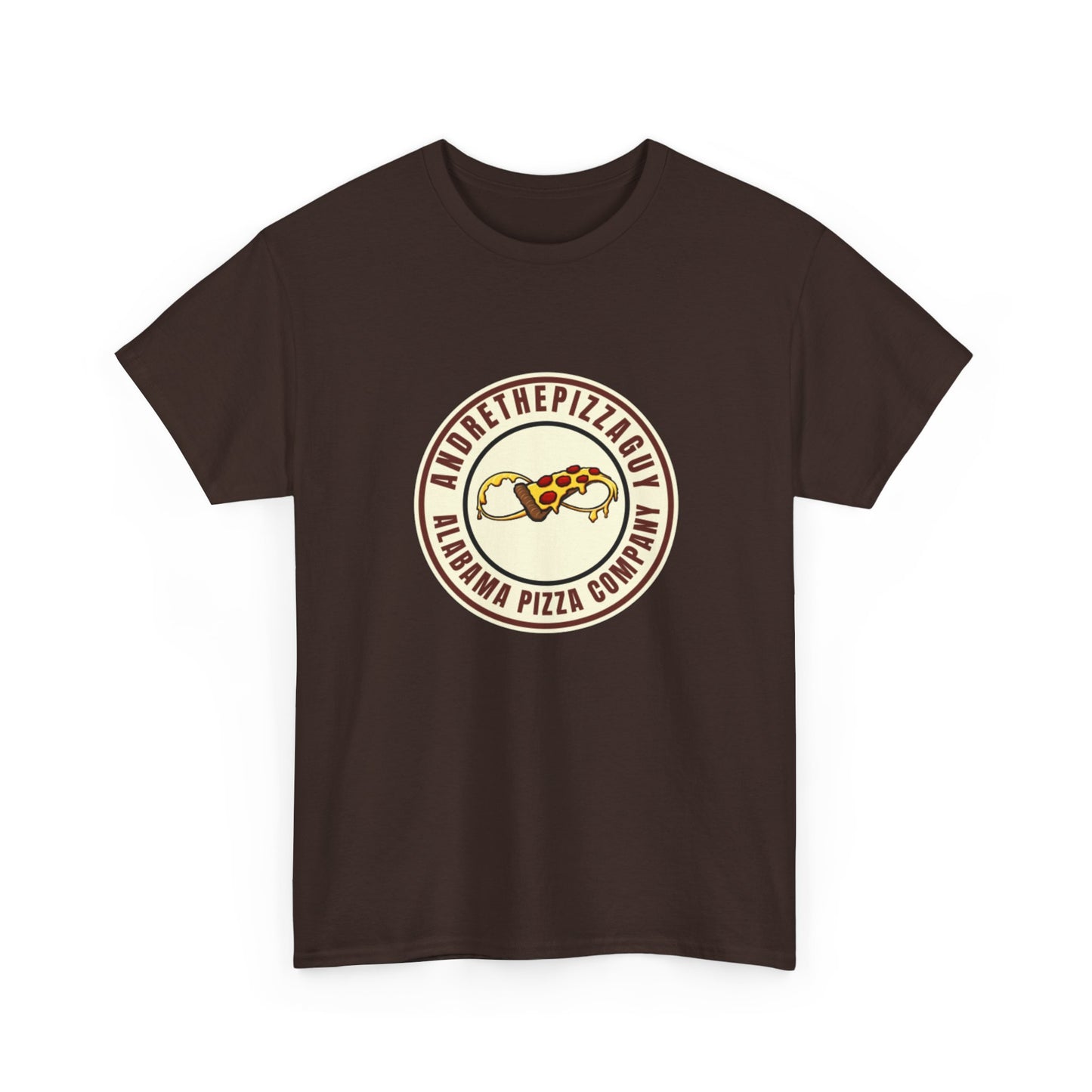 Pizza Company Logo Tee — Vintage Pepperoni Slice Graphic T-Shirt
