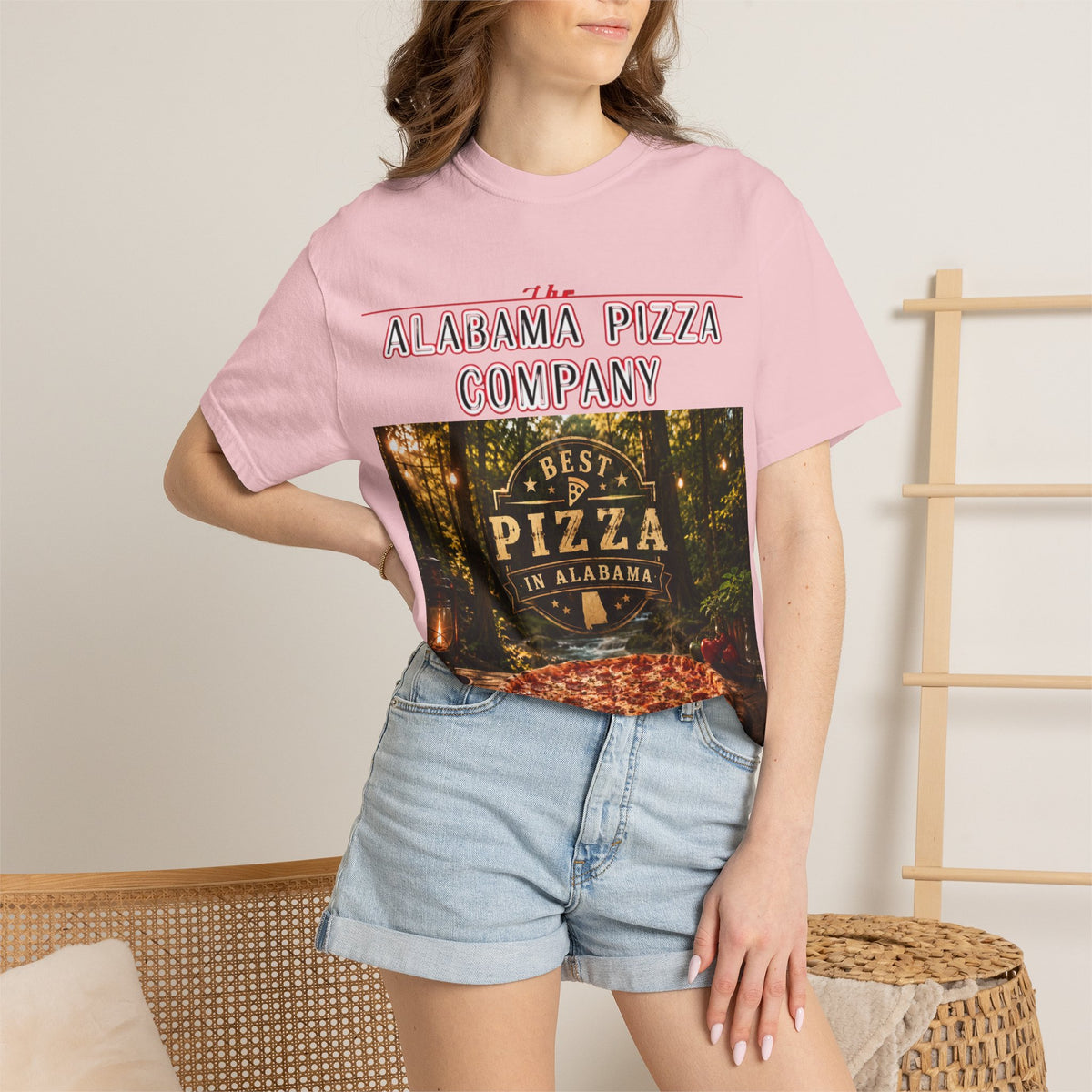 Alabama Pizza Company T‑Shirt – Best Pizza in Alabama Graphic Tee