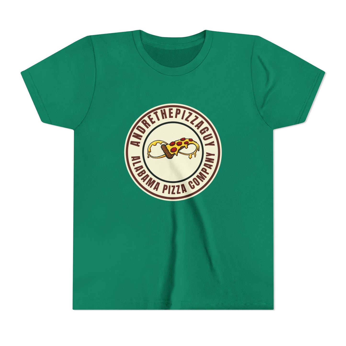 Youth T-Shirt — "AndreThePizzaGuy" Alabama Pizza Company Logo Tee