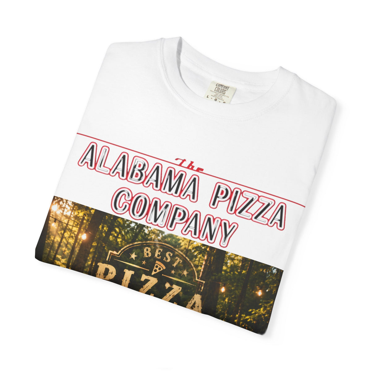 Alabama Pizza Company T-Shirt — Rustic Wood-Fired Pizza Graphic Tee