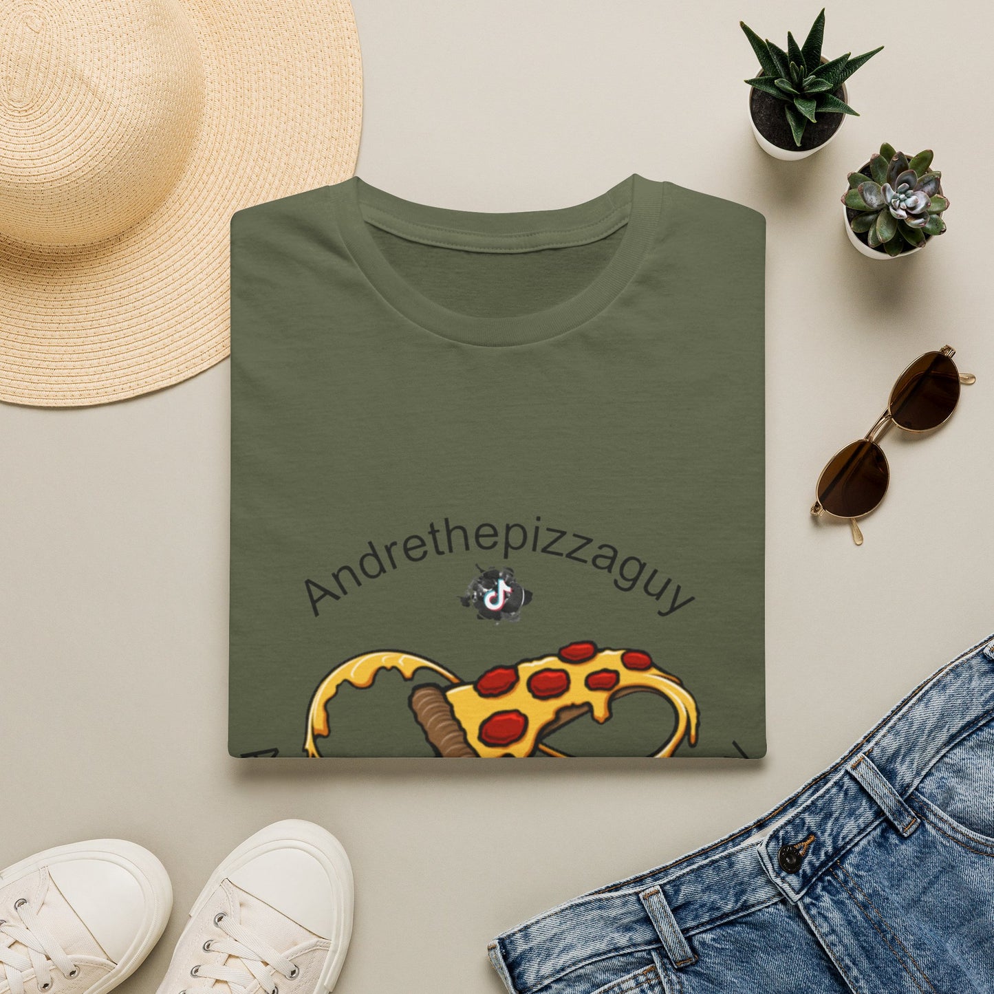 Pizza Logo T-Shirt — "Andrethepizzaguy" Alabama Pizza Company Tee