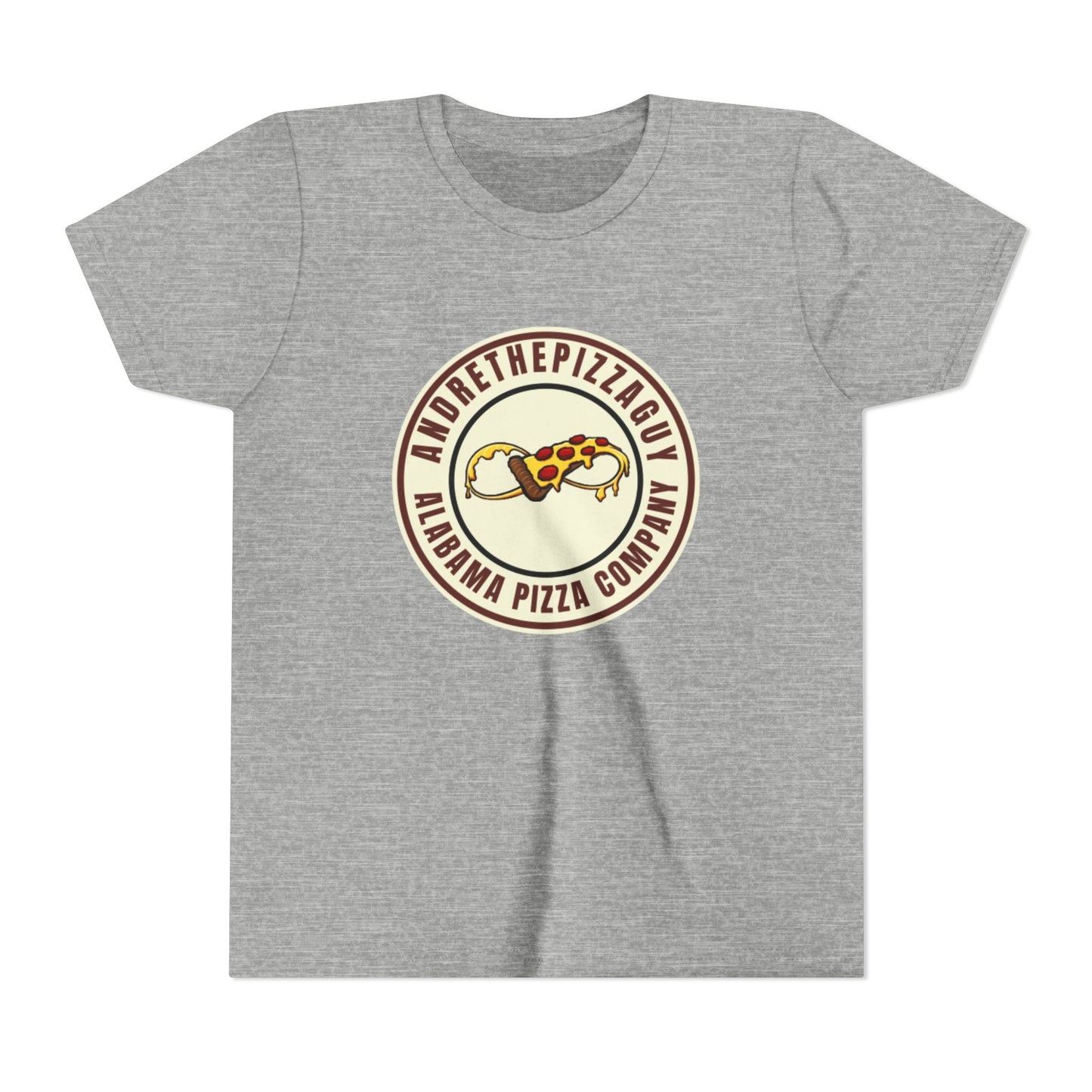 Youth T-Shirt — "AndreThePizzaGuy" Alabama Pizza Company Logo Tee