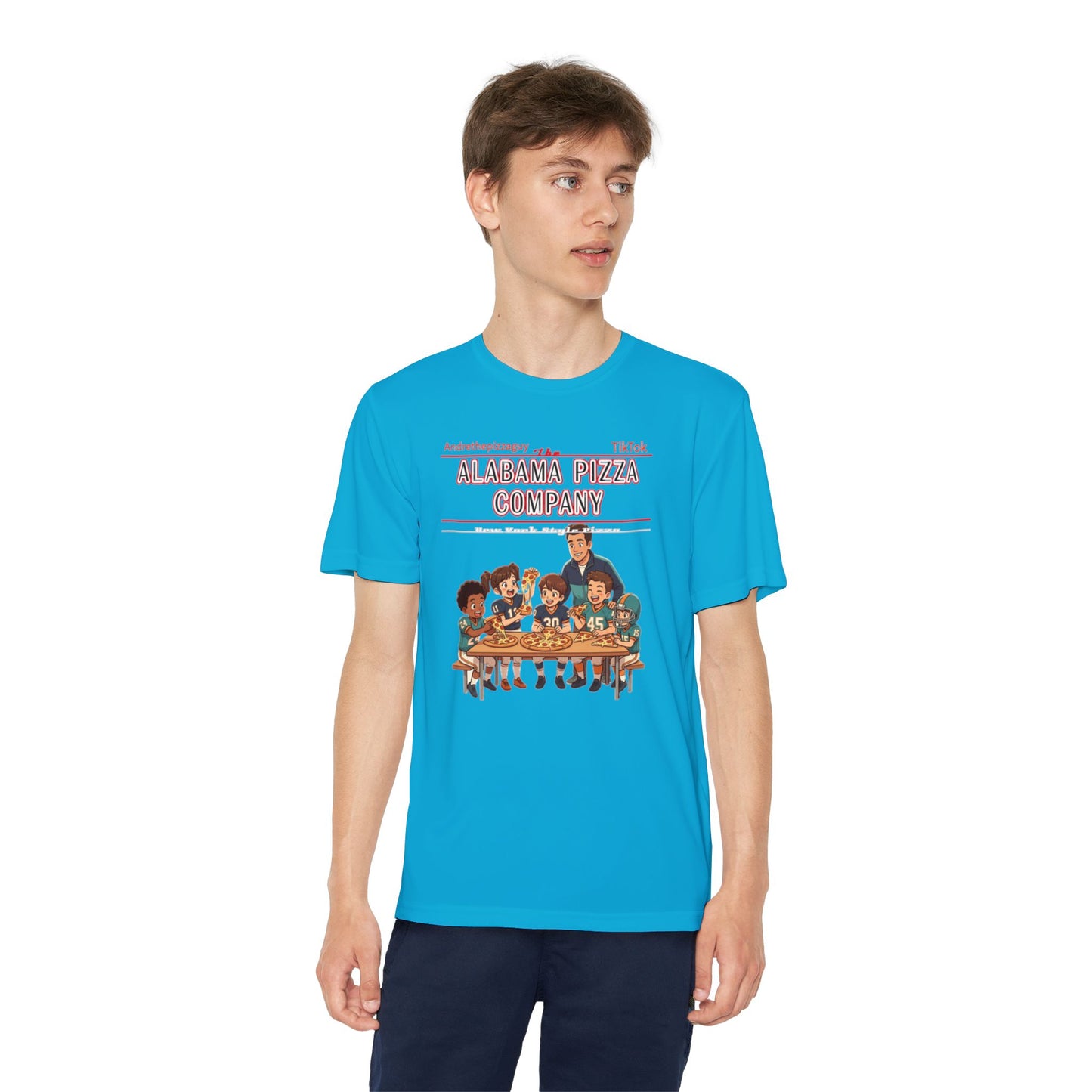 Alabama Pizza Company Kids Tee – Retro Pizza Night Graphic Youth T-Shirt