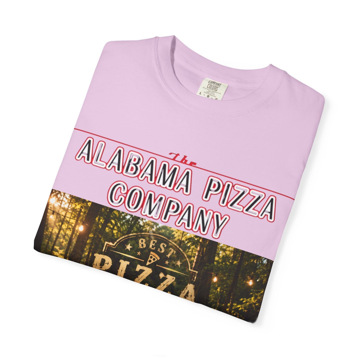 Alabama Pizza Company T-Shirt — Rustic Wood-Fired Pizza Graphic Tee
