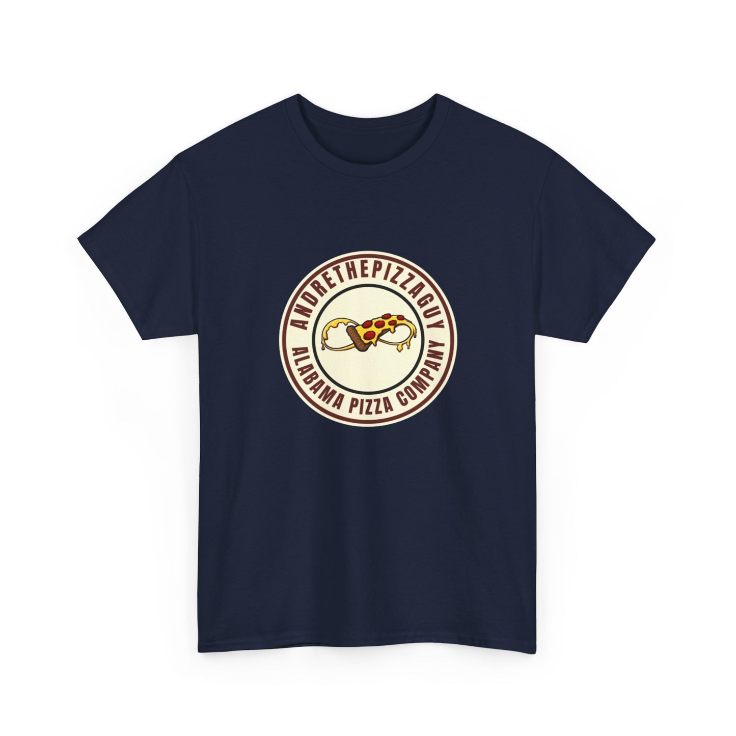 Pizza Company Logo Tee — Vintage Pepperoni Slice Graphic T-Shirt