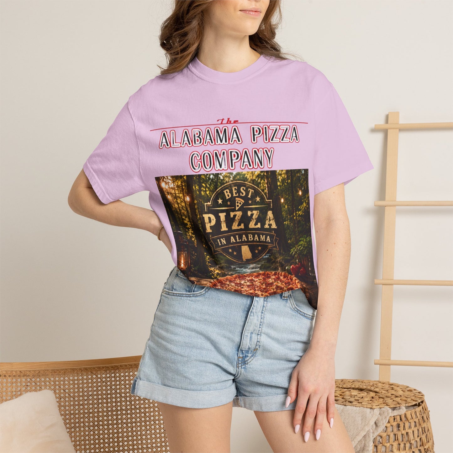 Alabama Pizza Company T‑Shirt – Best Pizza in Alabama Graphic Tee