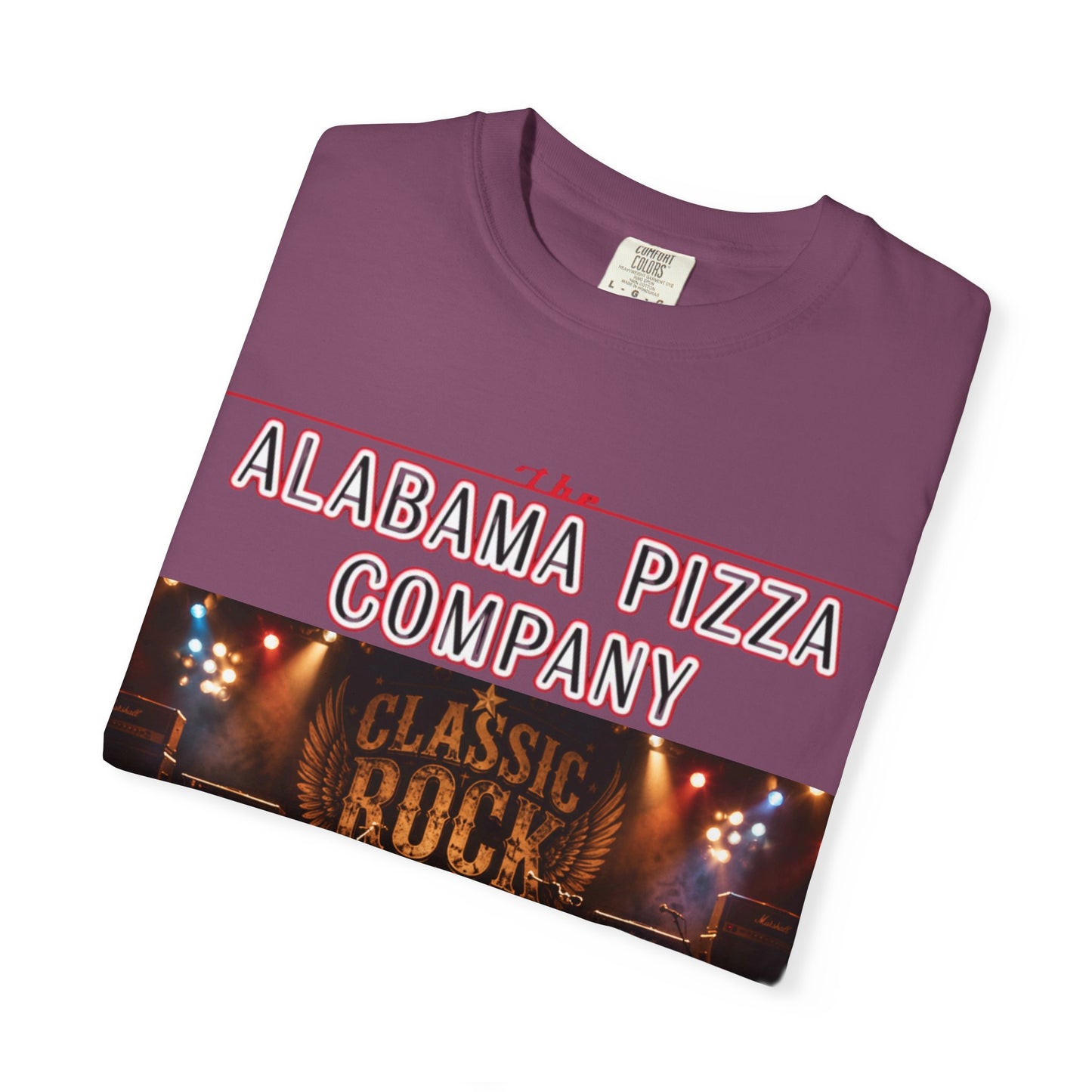 Pizza & Classic Rock T-Shirt — The Alabama Pizza Company Graphic Tee
