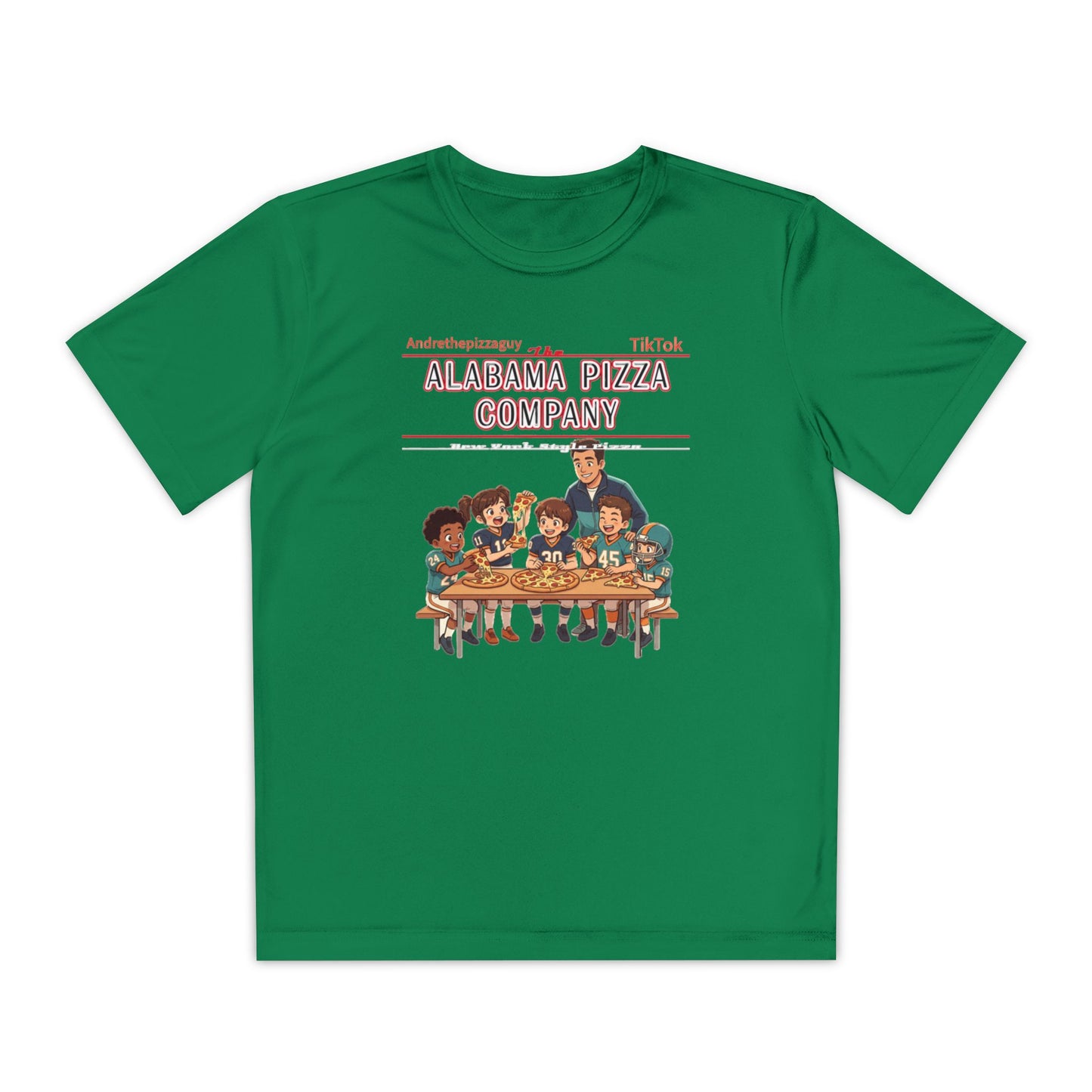 Alabama Pizza Company Kids Tee – Retro Pizza Night Graphic Youth T-Shirt