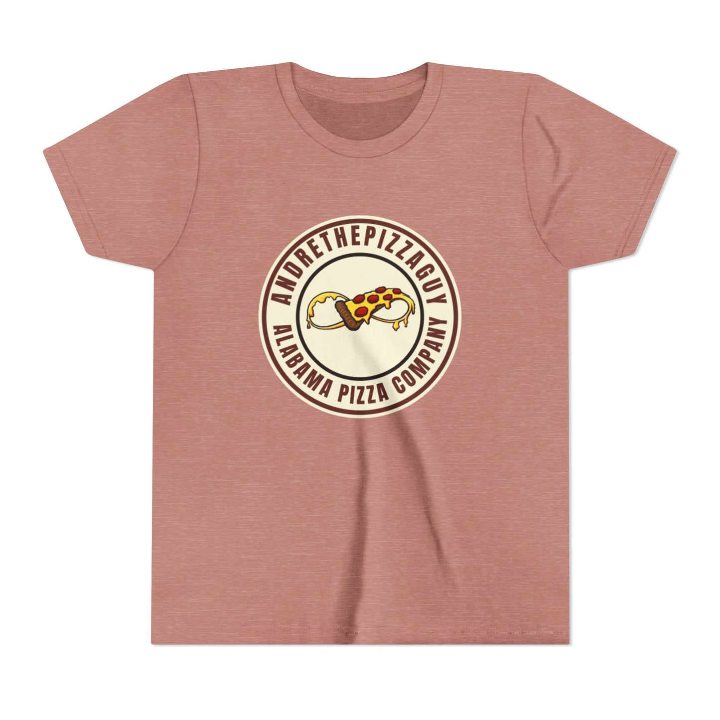 Youth T-Shirt — "AndreThePizzaGuy" Alabama Pizza Company Logo Tee