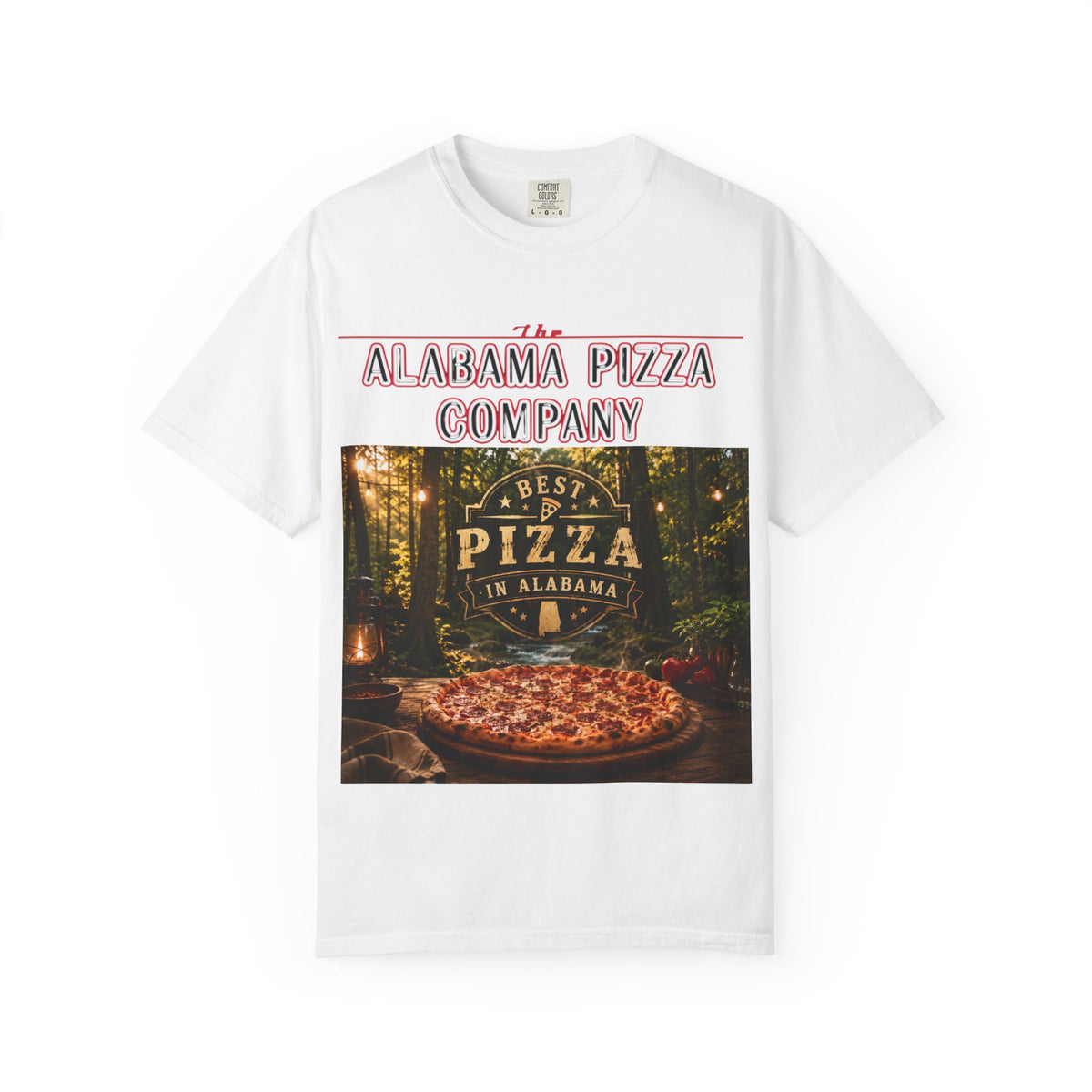 Alabama Pizza Company T‑Shirt – Best Pizza in Alabama Graphic Tee