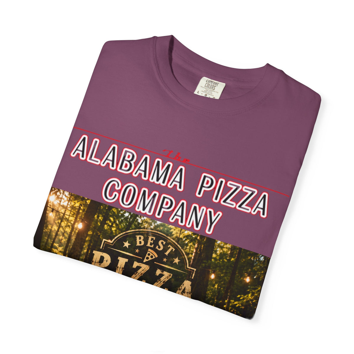 Alabama Pizza Company T‑Shirt – Best Pizza in Alabama Graphic Tee