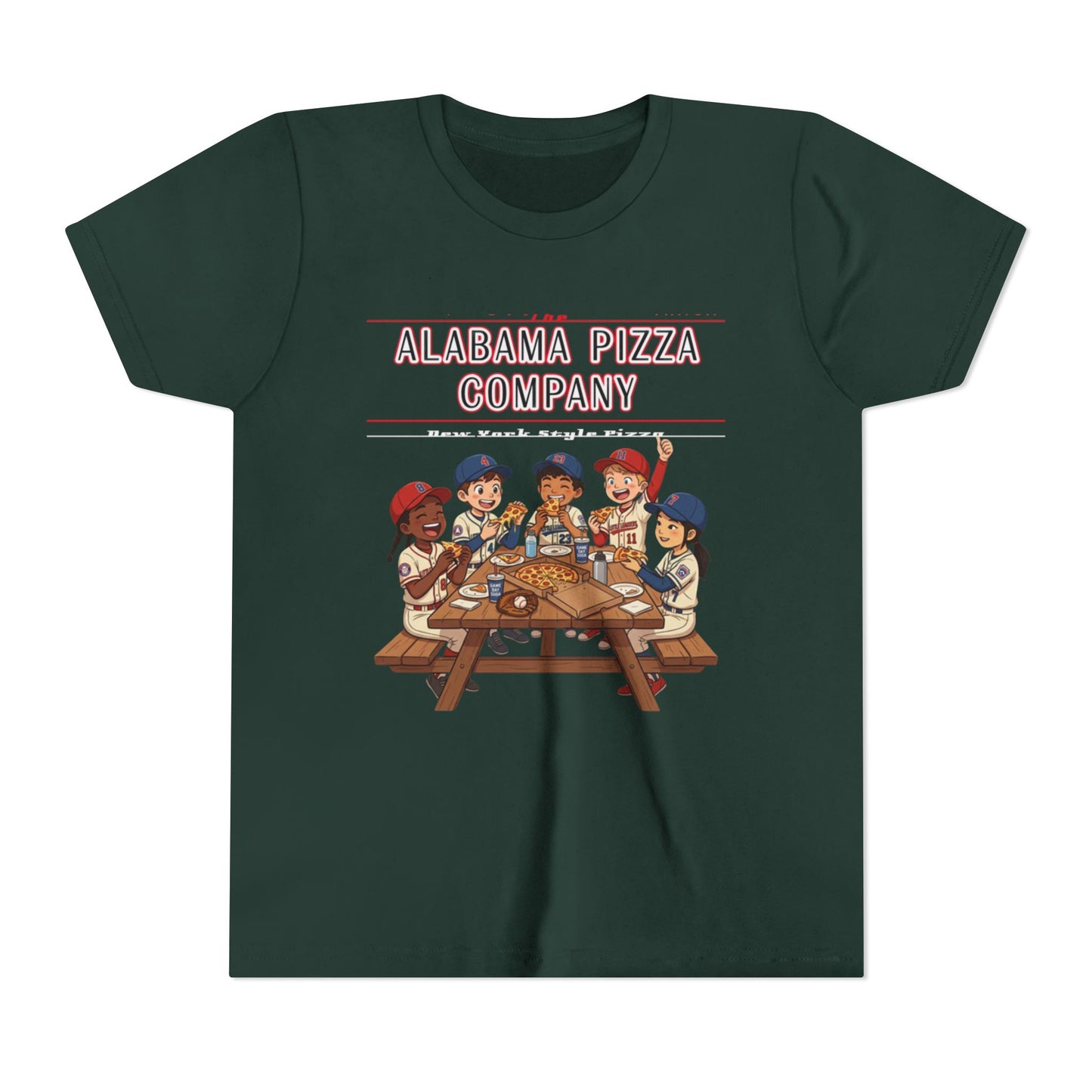 Youth Tee — Alabama Pizza Company Kids Pizza Party Shirt