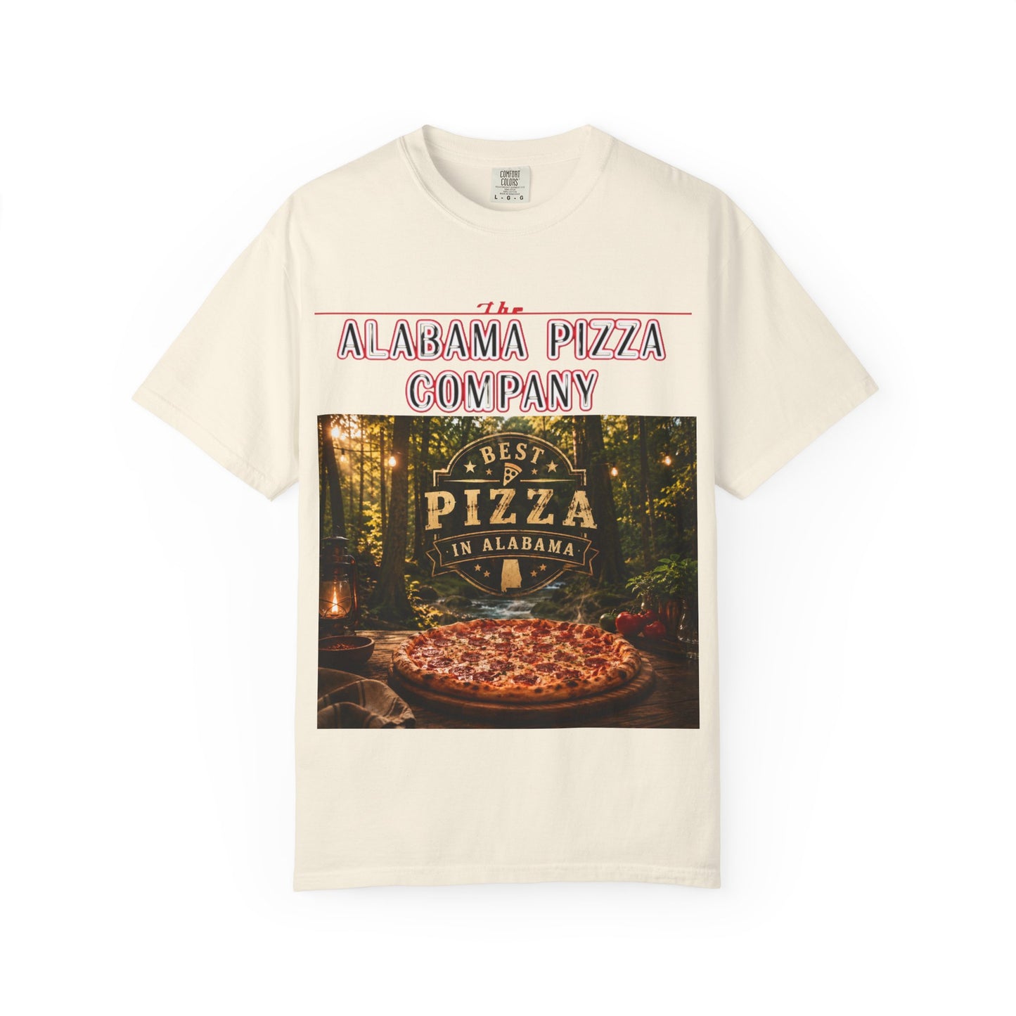 Alabama Pizza Company T‑Shirt – Best Pizza in Alabama Graphic Tee