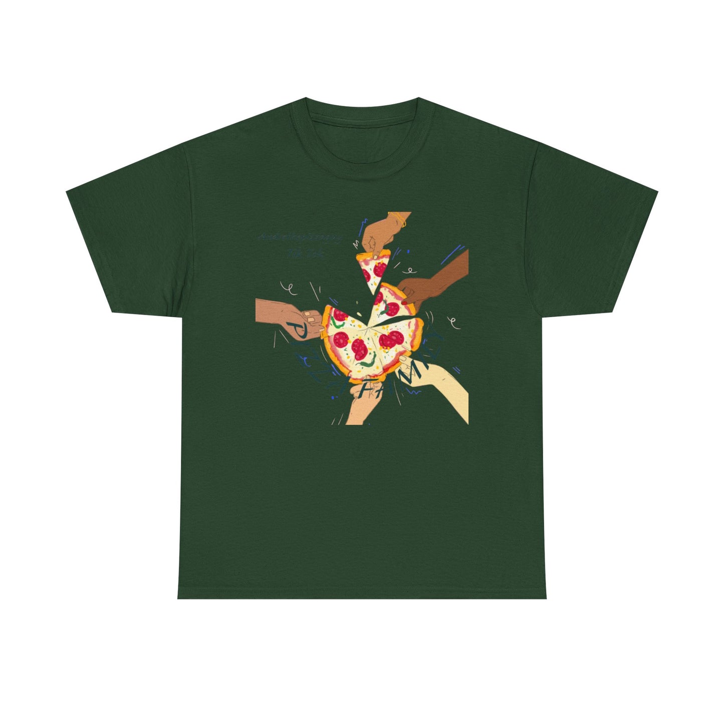 Pizza Family T-Shirt — Together Share Slice Graphic Tee