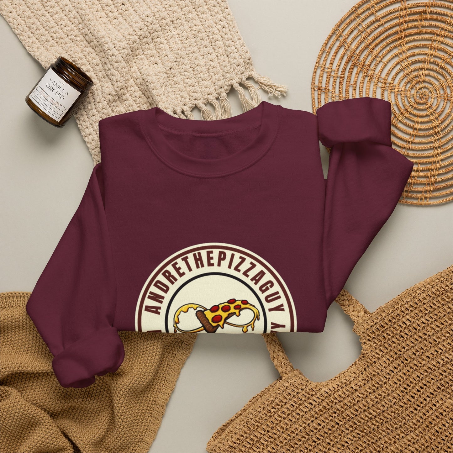 Pizza Logo Crewneck Sweatshirt – AndreyThePizzaGuy Alabama Pizza Company