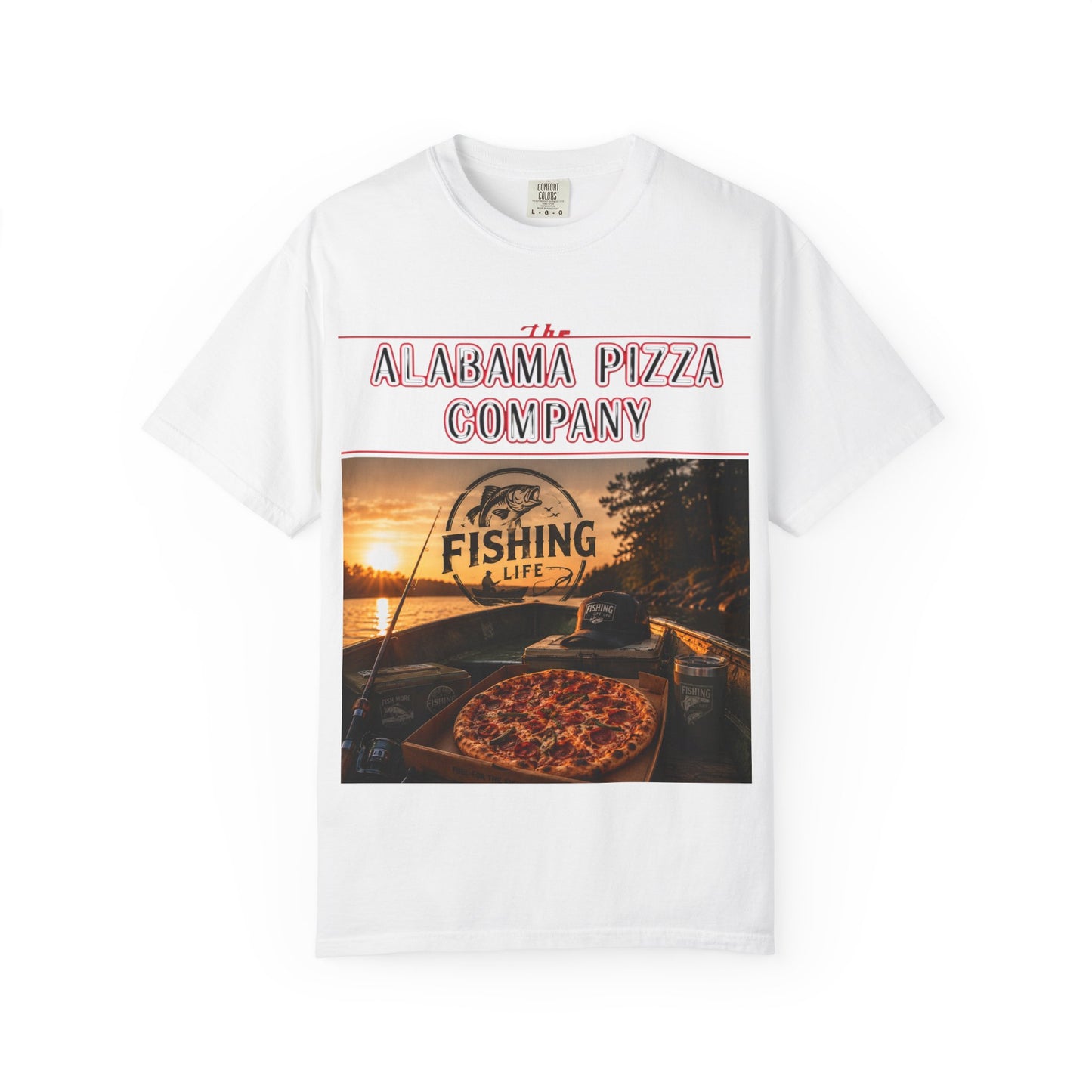 Alabama Pizza Co. Fishing Life T-Shirt