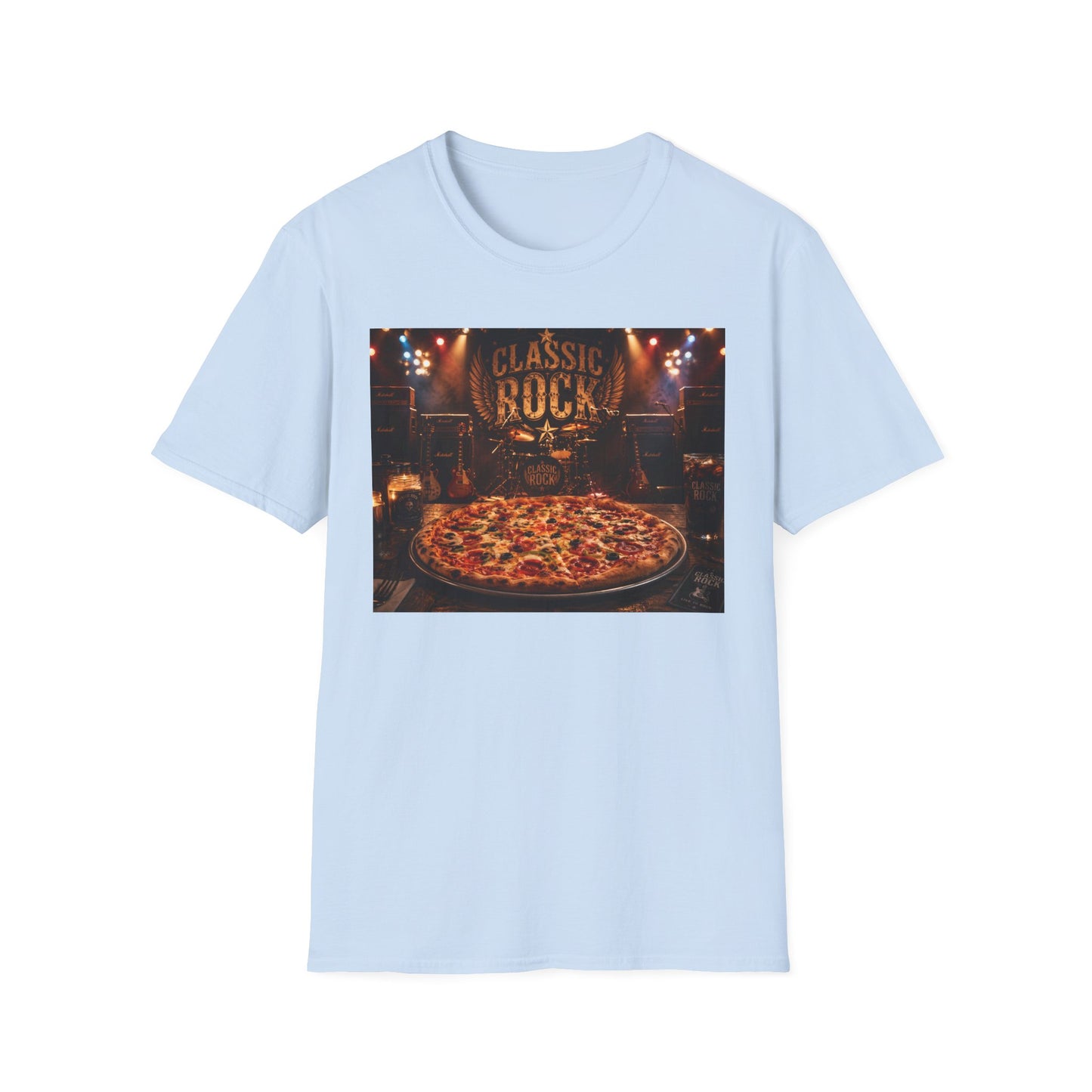 Classic Rock Pizza T-Shirt