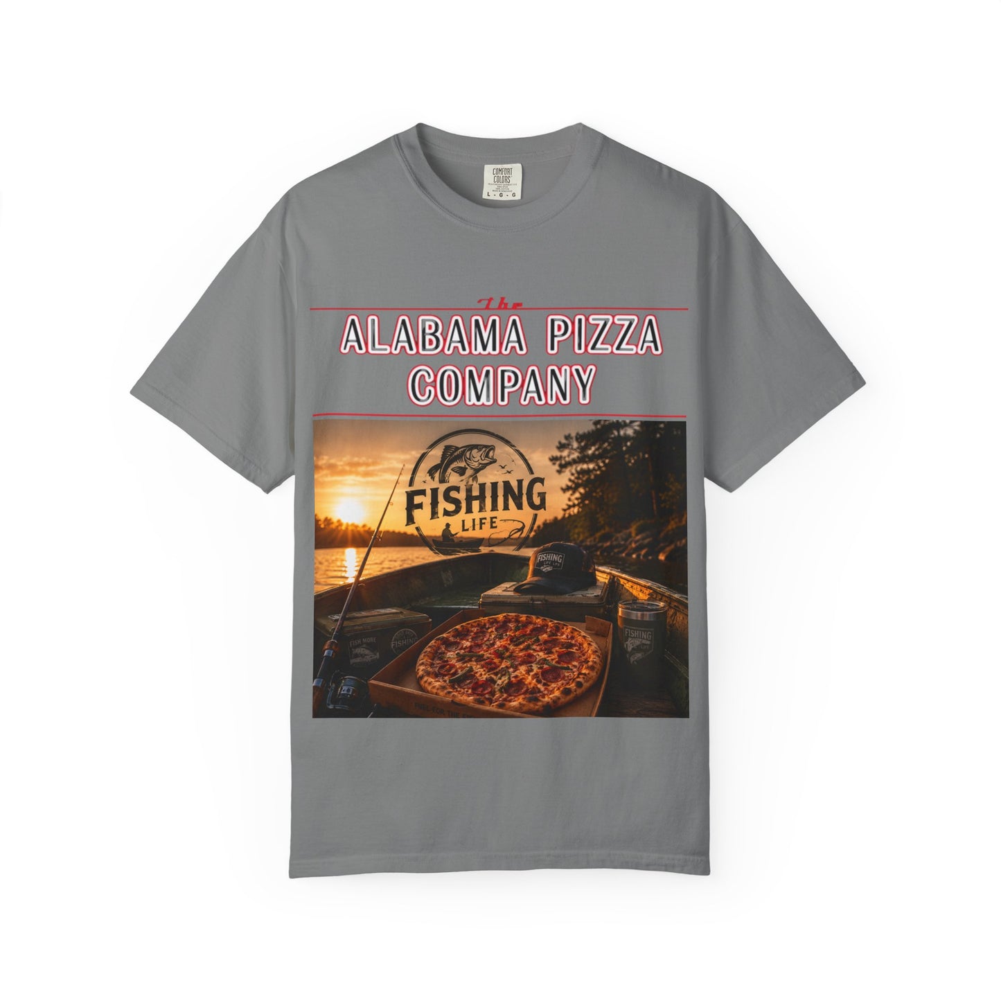 Alabama Pizza Co. Fishing Life T-Shirt