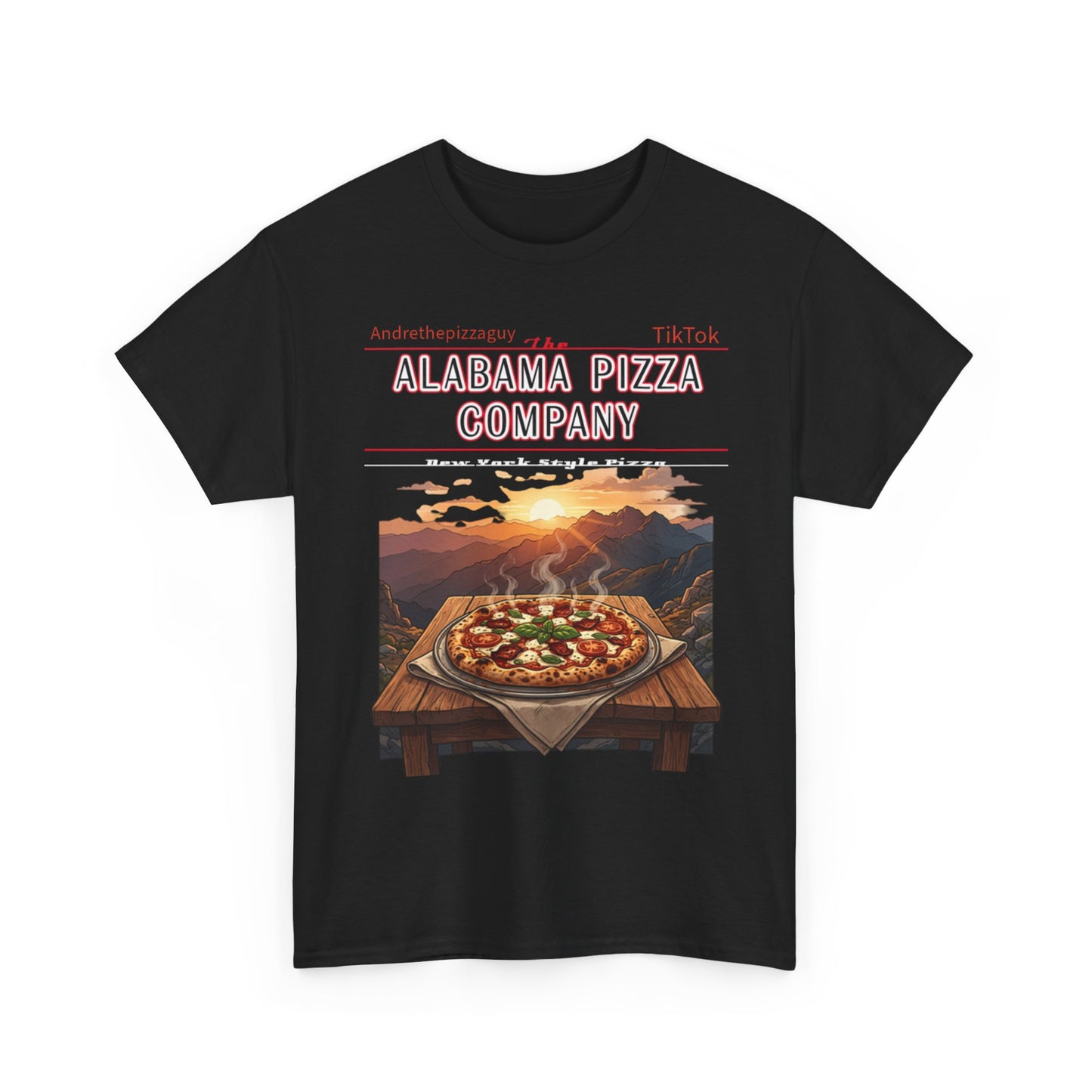 Alabama Pizza Company Tee – Scenic Mountain Pizza Graphic Shirt