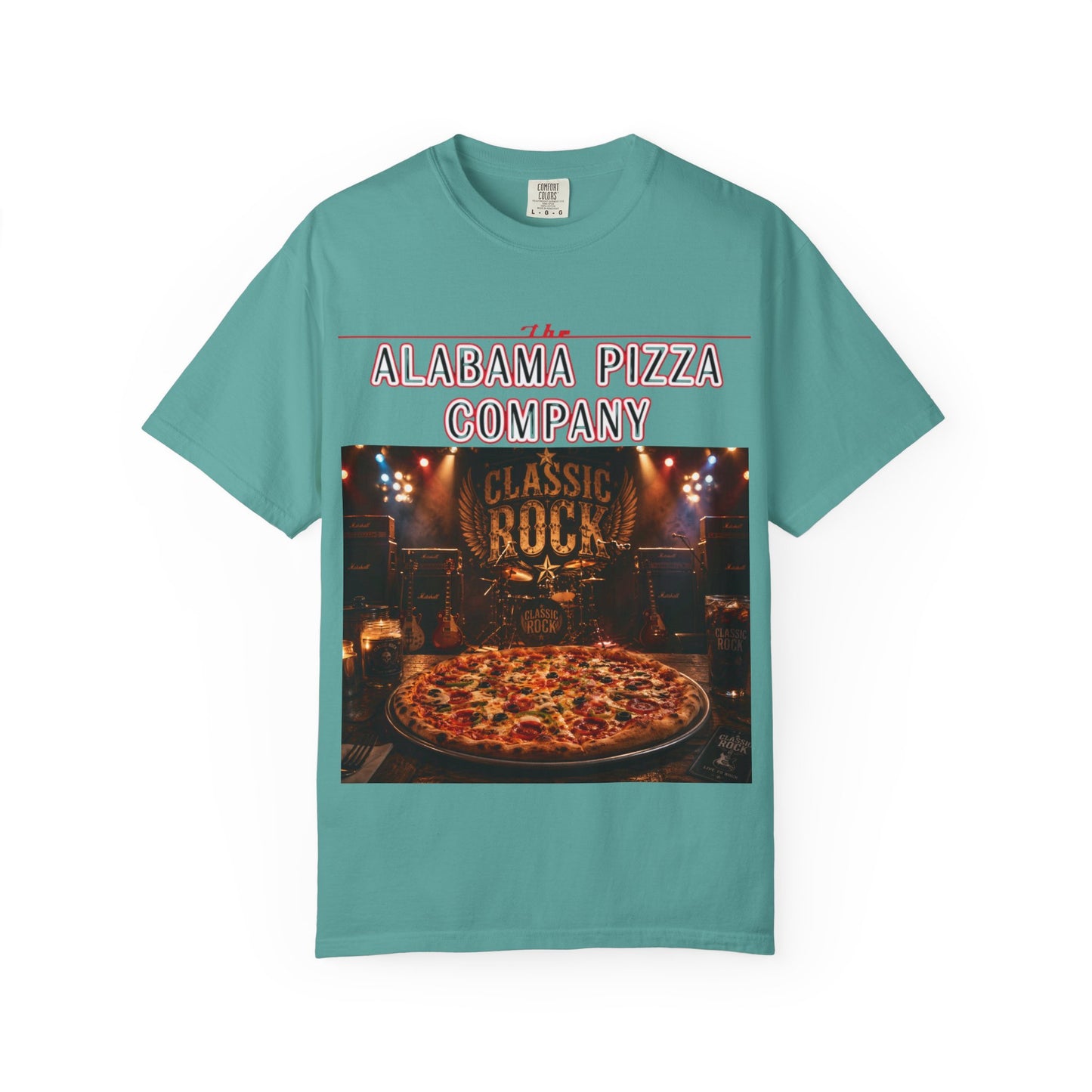 Pizza & Classic Rock T-Shirt — The Alabama Pizza Company Graphic Tee