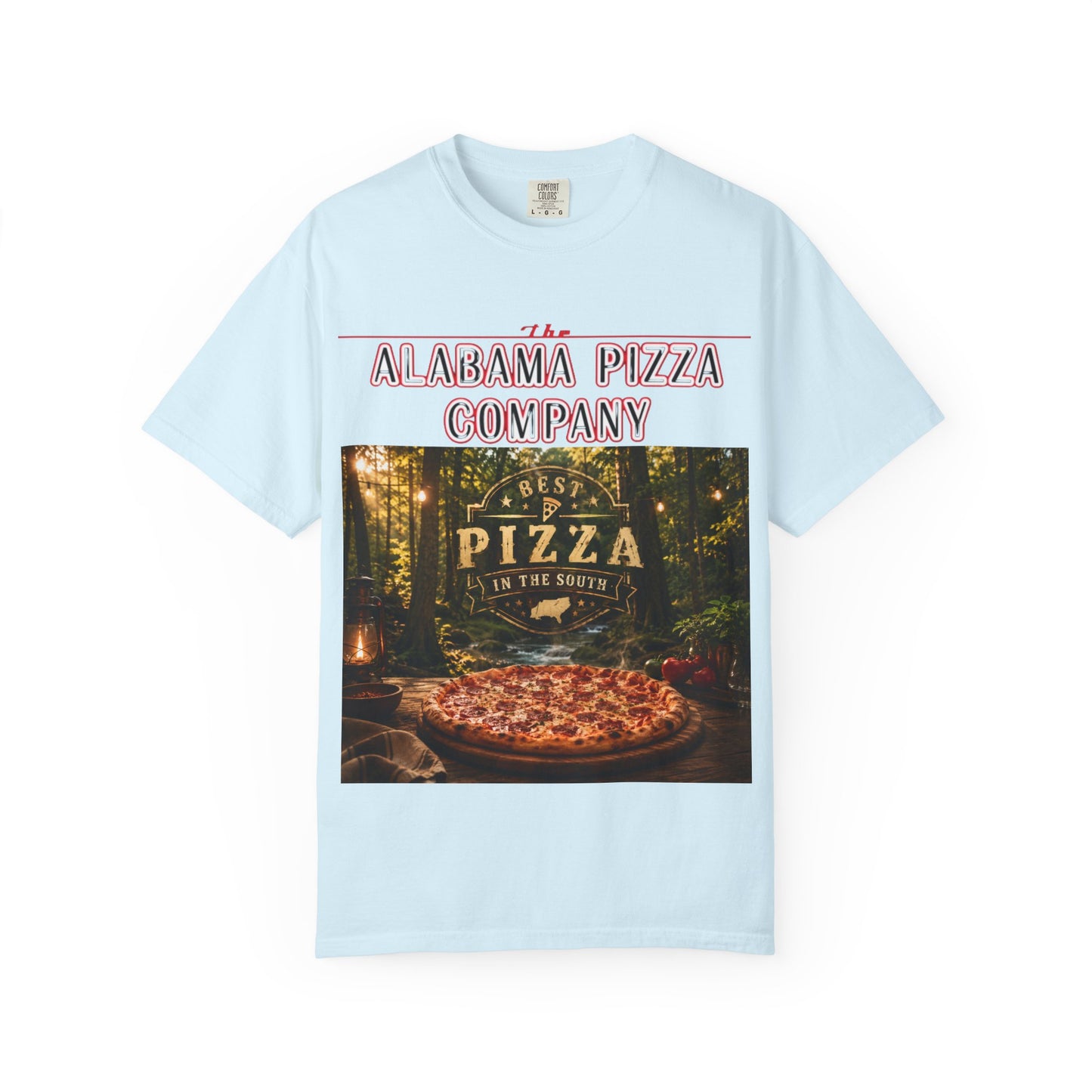 Alabama Pizza Company T-Shirt — Rustic Wood-Fired Pizza Graphic Tee