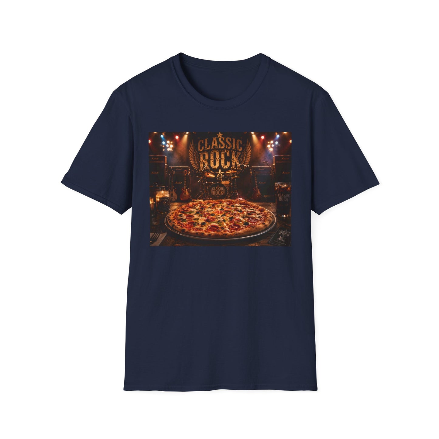 Classic Rock Pizza T-Shirt