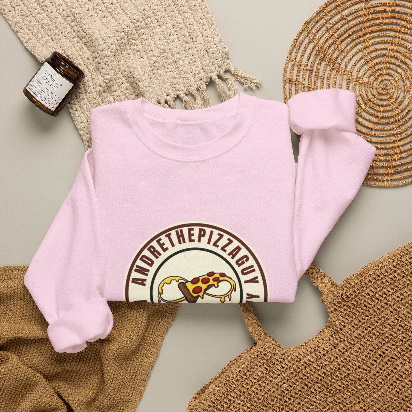 Pizza Logo Crewneck Sweatshirt – AndreyThePizzaGuy Alabama Pizza Company