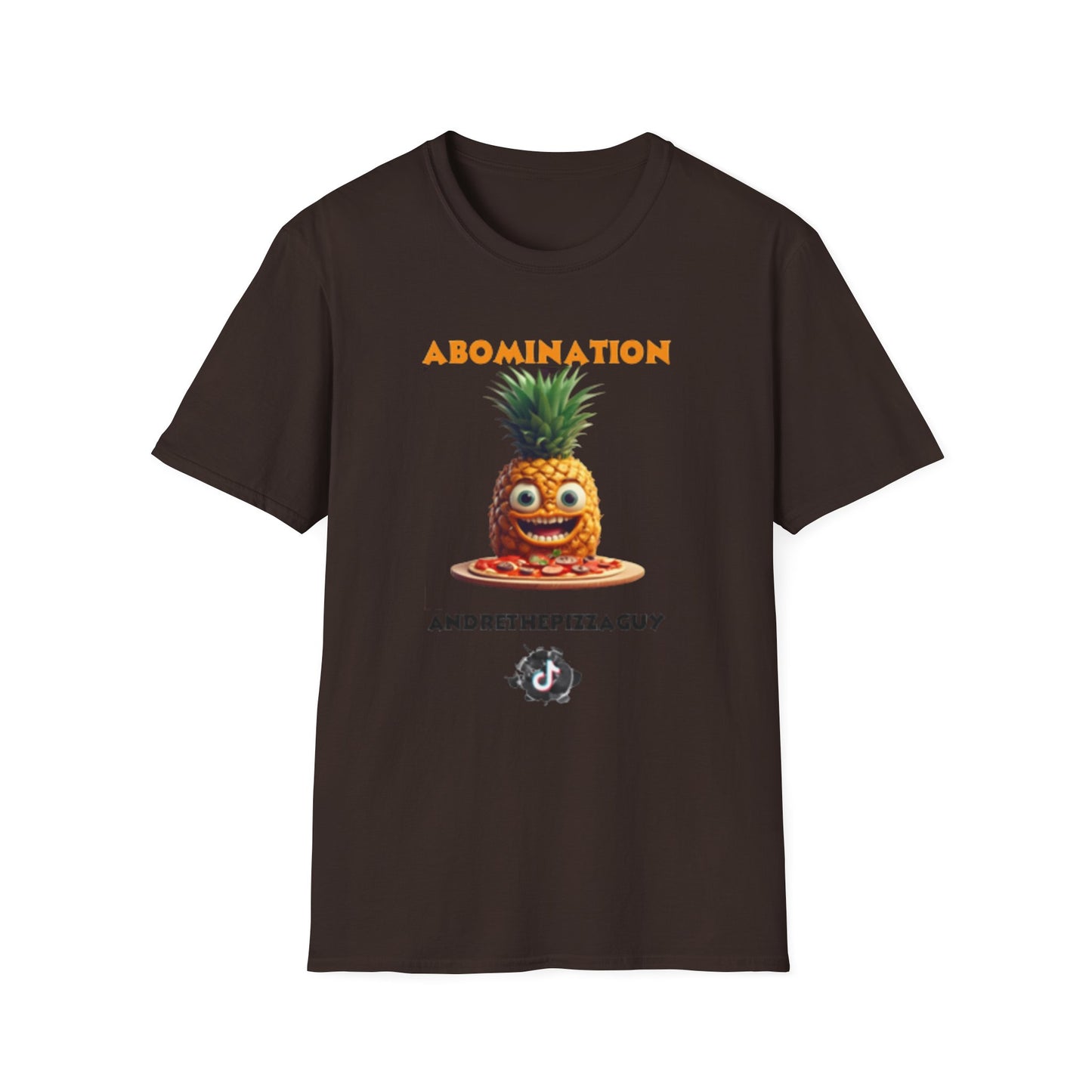 Abomination Pineapple Graphic T-Shirt — Funny Novelty Fruit Tee