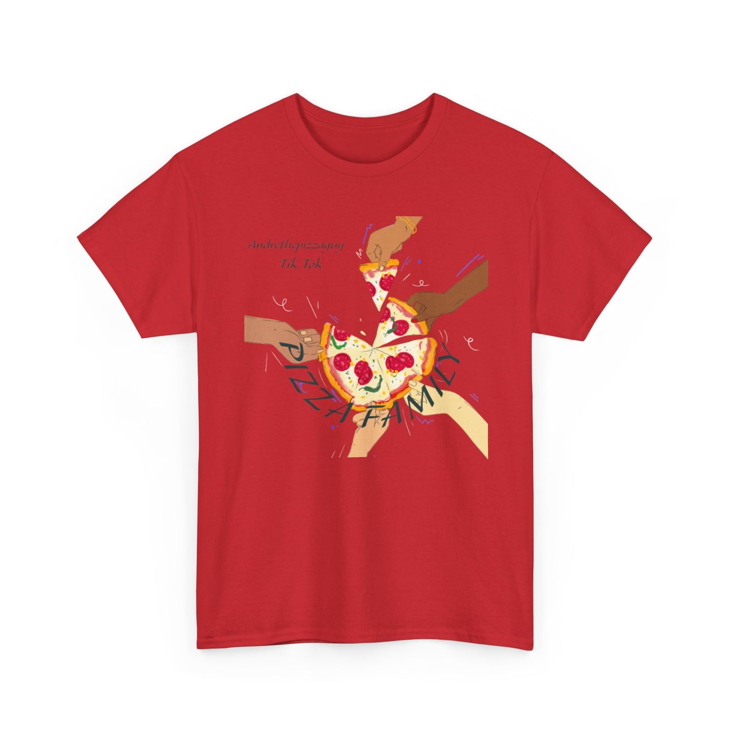 Pizza Family T-Shirt — Together Share Slice Graphic Tee