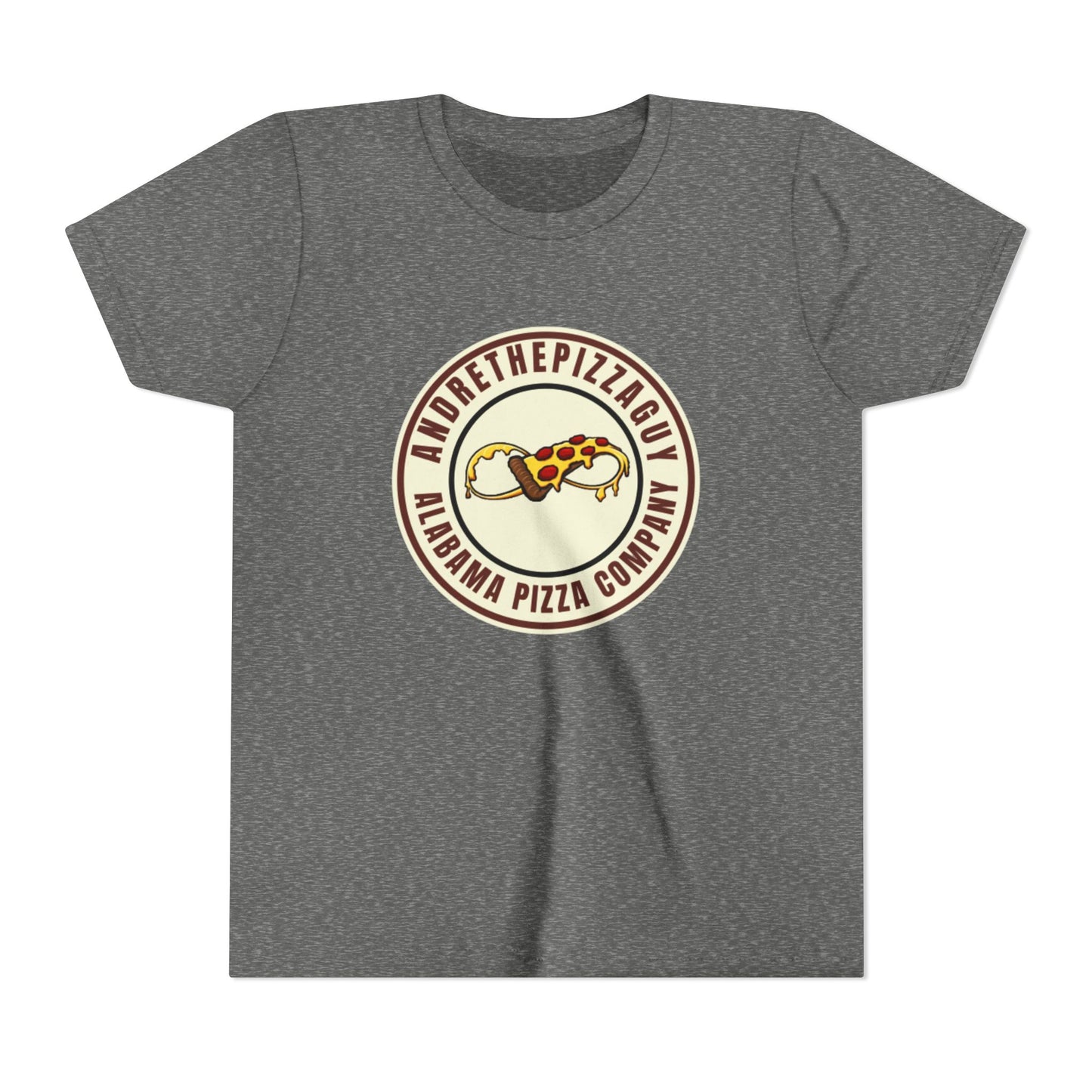 Youth T-Shirt — "AndreThePizzaGuy" Alabama Pizza Company Logo Tee