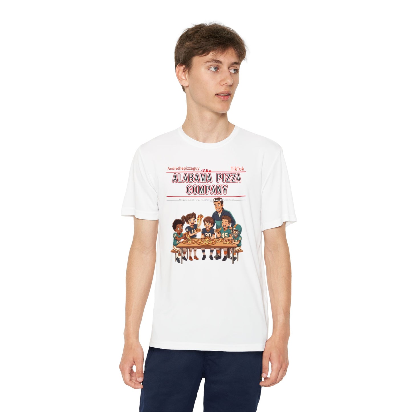 Alabama Pizza Company Kids Tee – Retro Pizza Night Graphic Youth T-Shirt