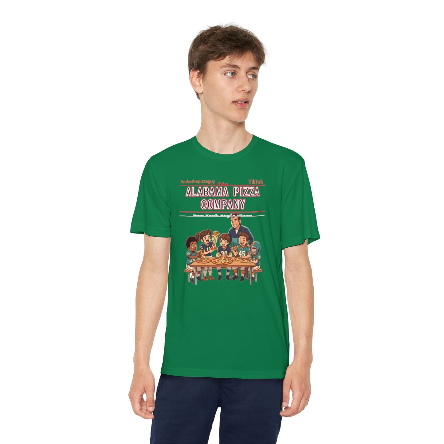 Alabama Pizza Company Kids Tee – Retro Pizza Night Graphic Youth T-Shirt