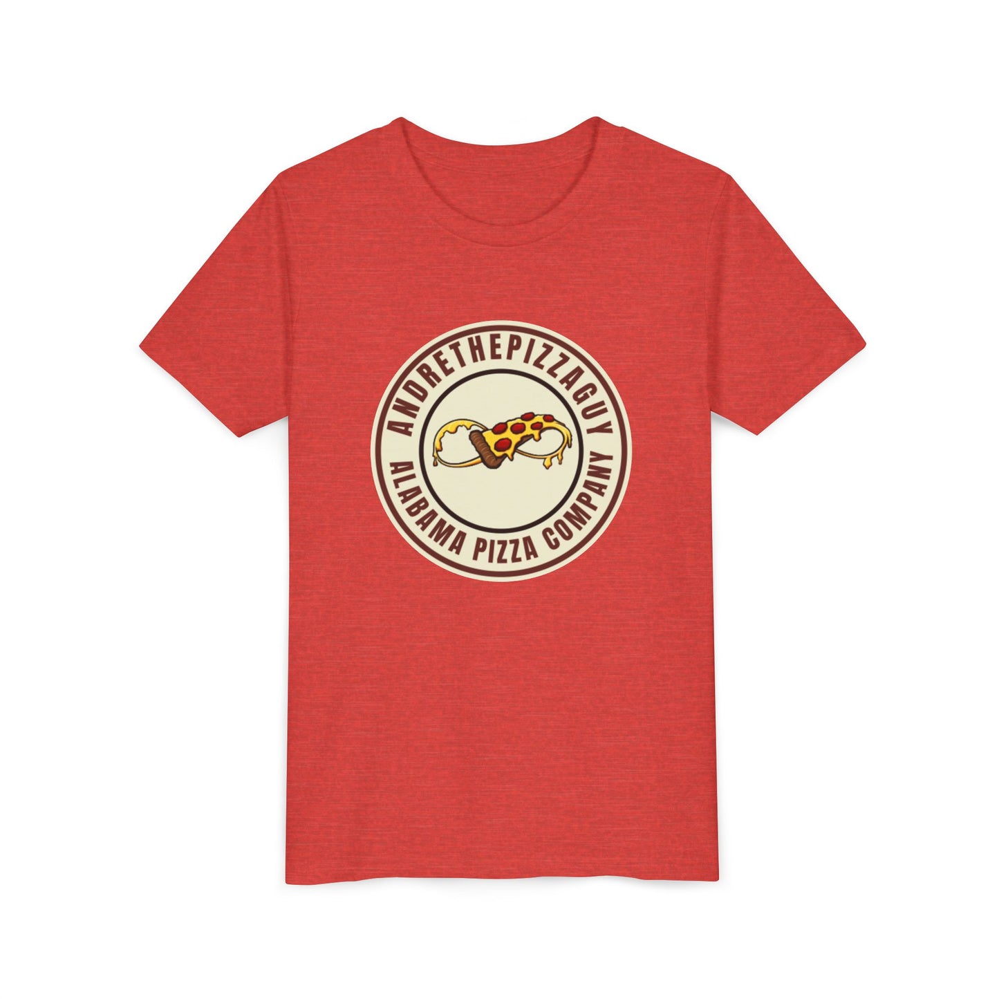 Youth T-Shirt — "AndreThePizzaGuy" Alabama Pizza Company Logo Tee