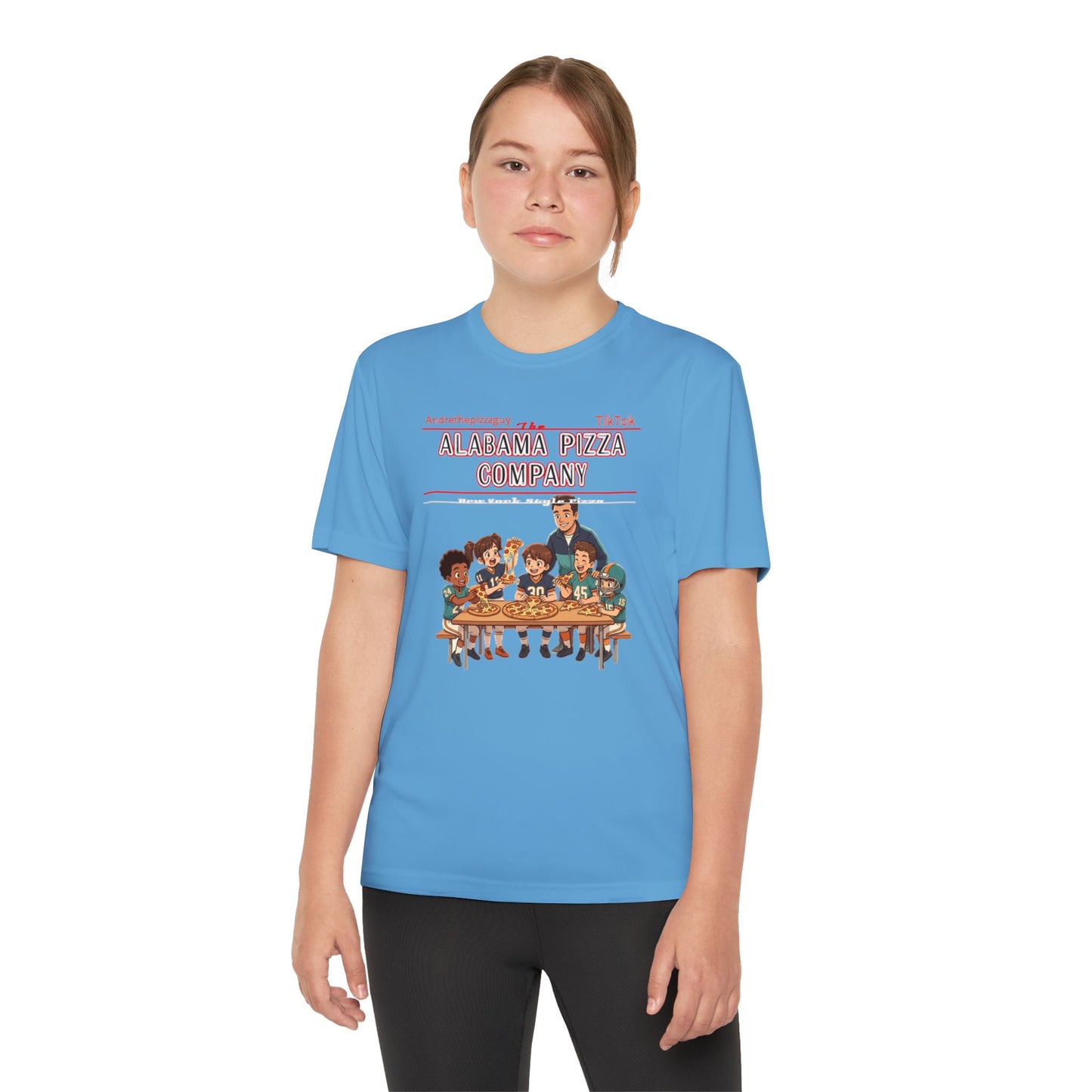 Alabama Pizza Company Kids Tee – Retro Pizza Night Graphic Youth T-Shirt