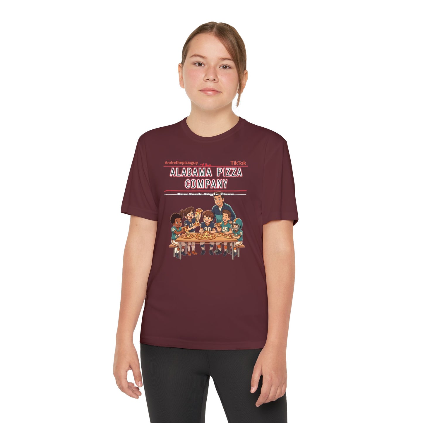Alabama Pizza Company Kids Tee – Retro Pizza Night Graphic Youth T-Shirt