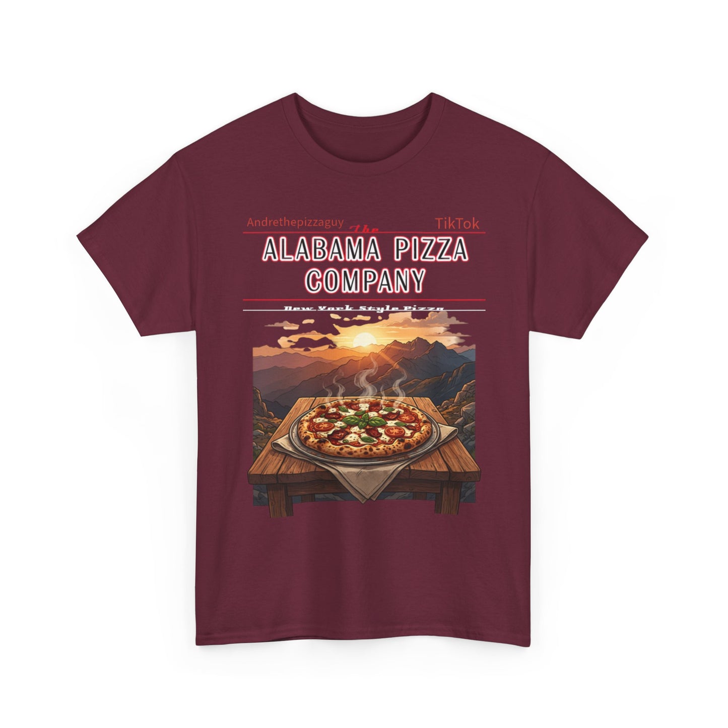 Alabama Pizza Company Tee – Scenic Mountain Pizza Graphic Shirt