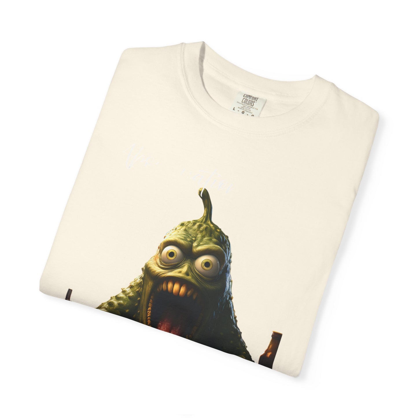 Monster Eating Pizza T-Shirt — Funny Creepy Pizza Lover Tee