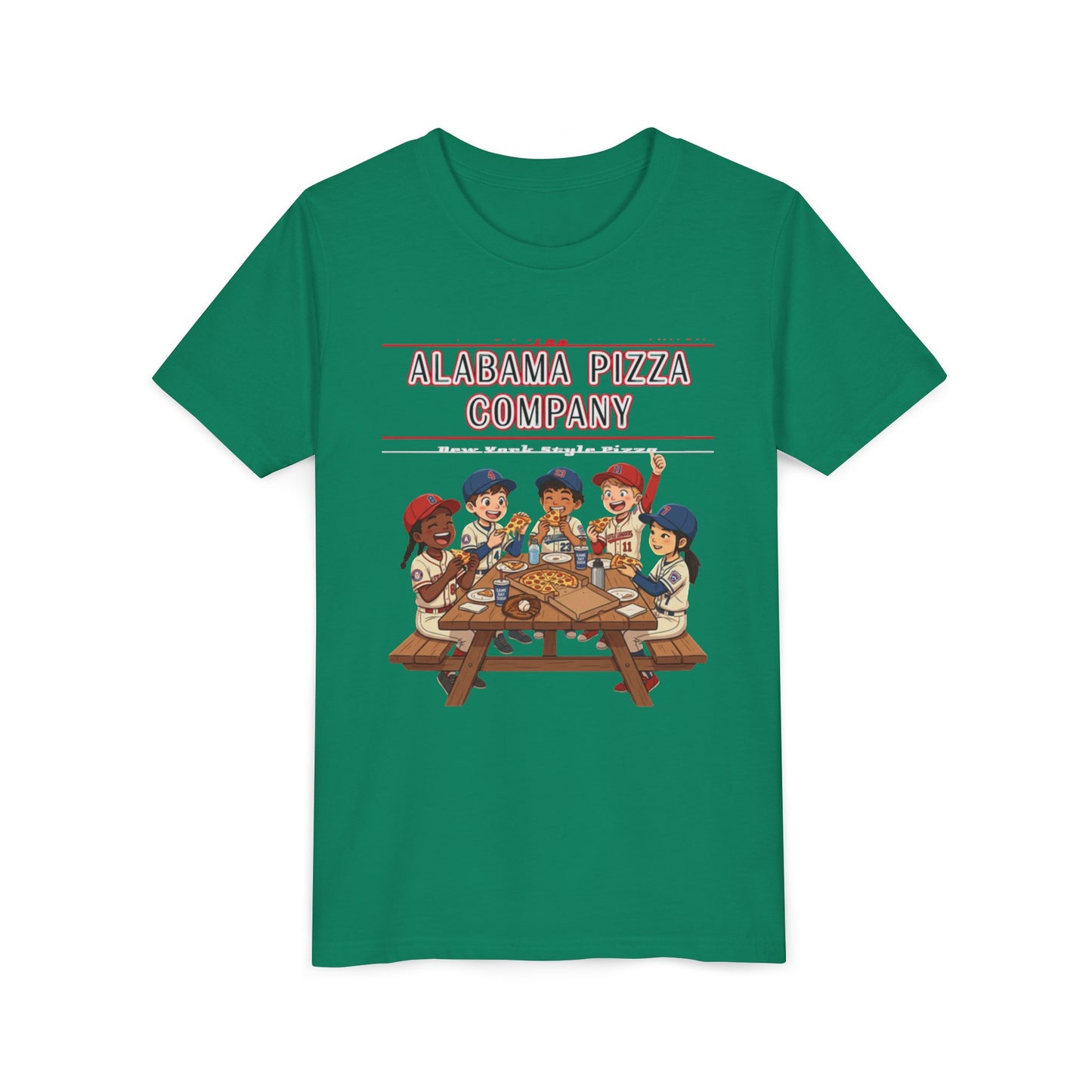 Youth Tee — Alabama Pizza Company Kids Pizza Party Shirt
