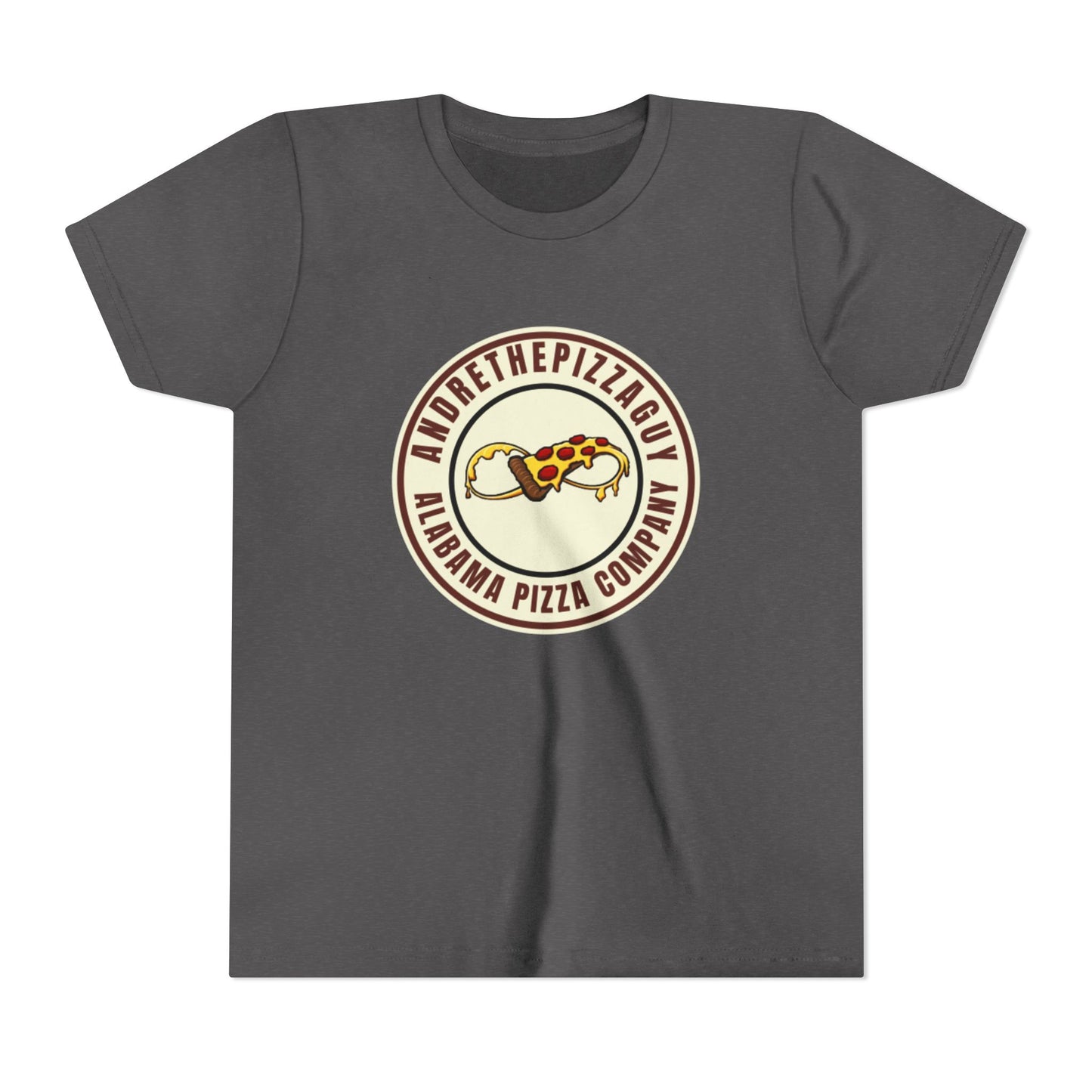 Youth T-Shirt — "AndreThePizzaGuy" Alabama Pizza Company Logo Tee