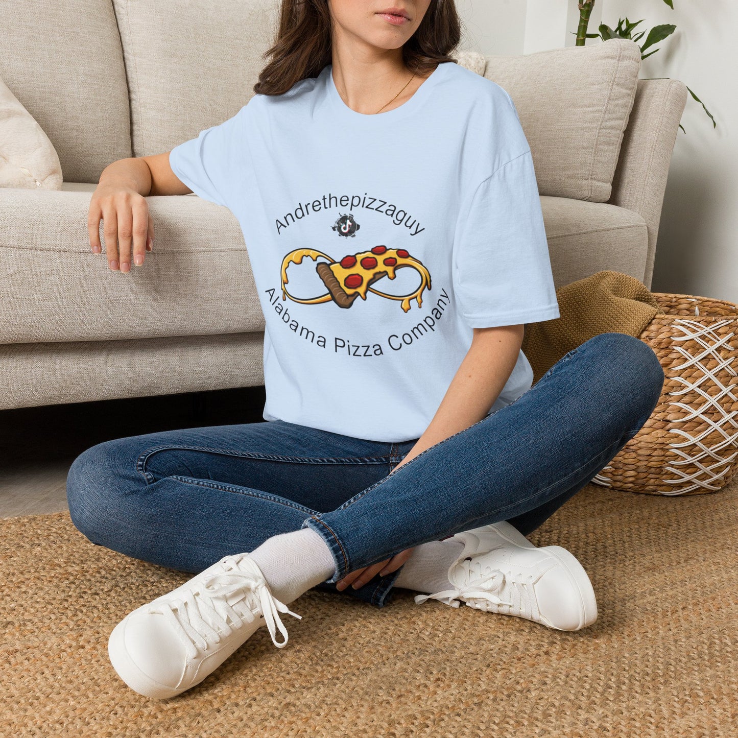 Pizza Logo T-Shirt — "Andrethepizzaguy" Alabama Pizza Company Tee