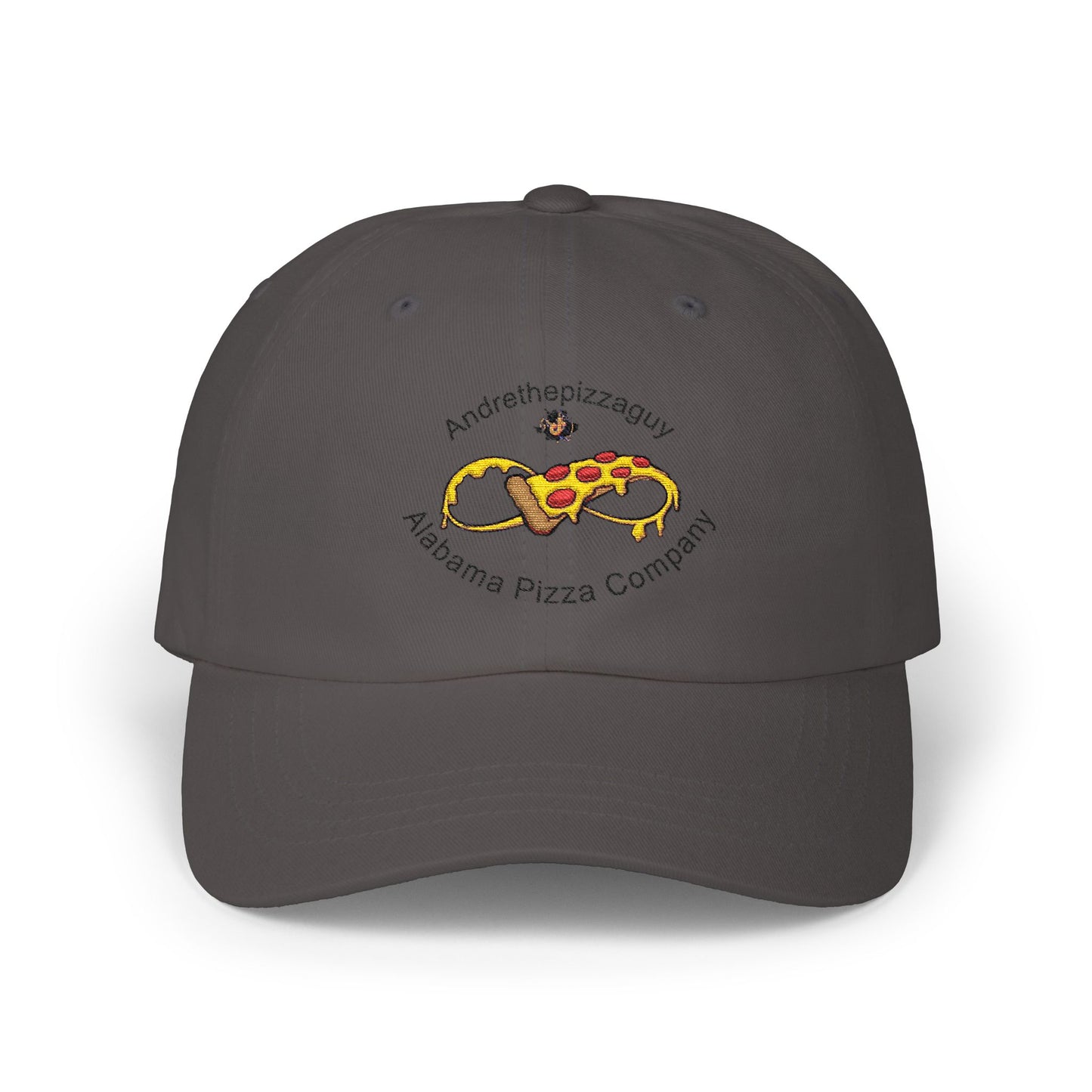 Pizza Logo Dad Cap – “Andreythepizzaguy” Alabama Pizza Company Embroidered Hat