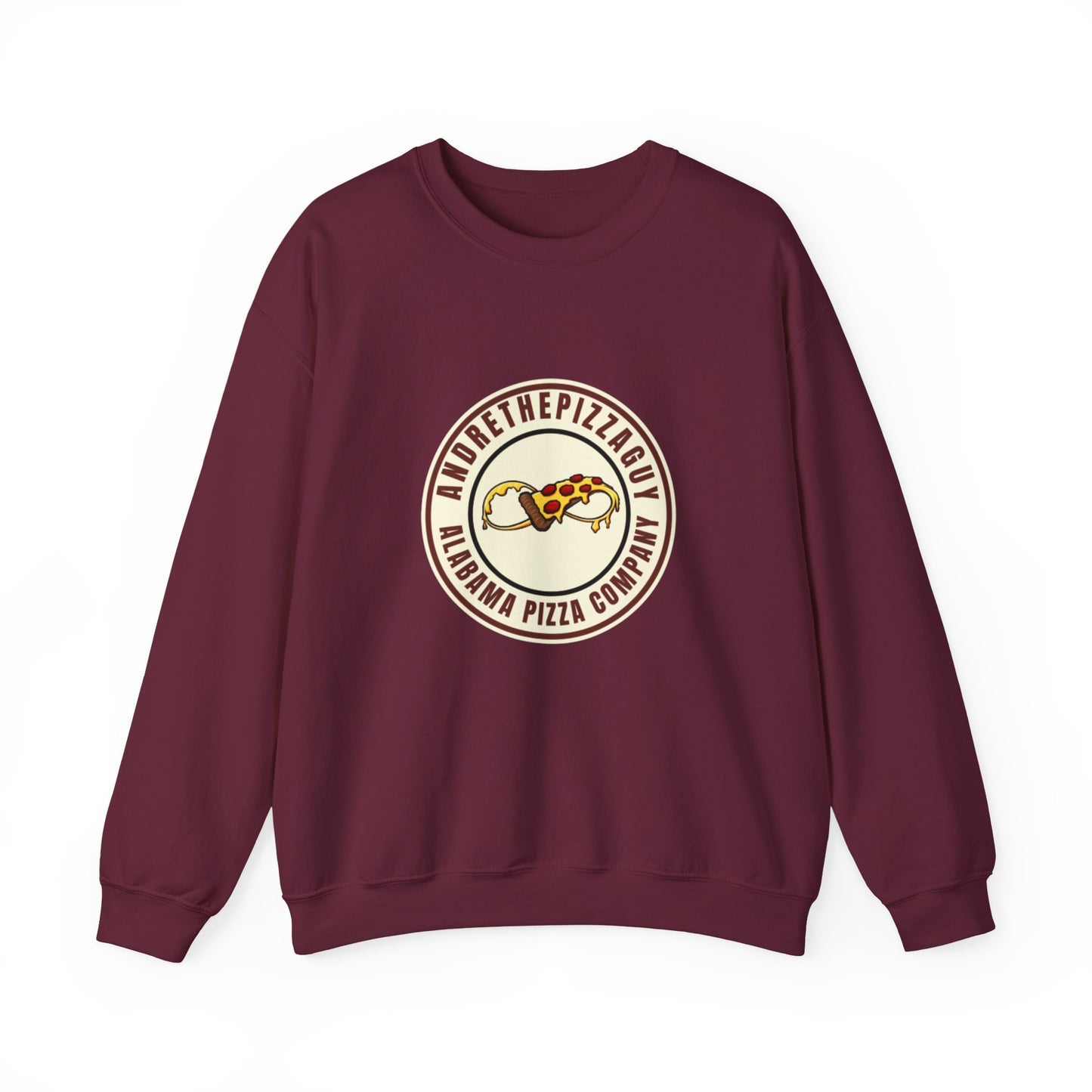 Pizza Logo Crewneck Sweatshirt – AndreyThePizzaGuy Alabama Pizza Company