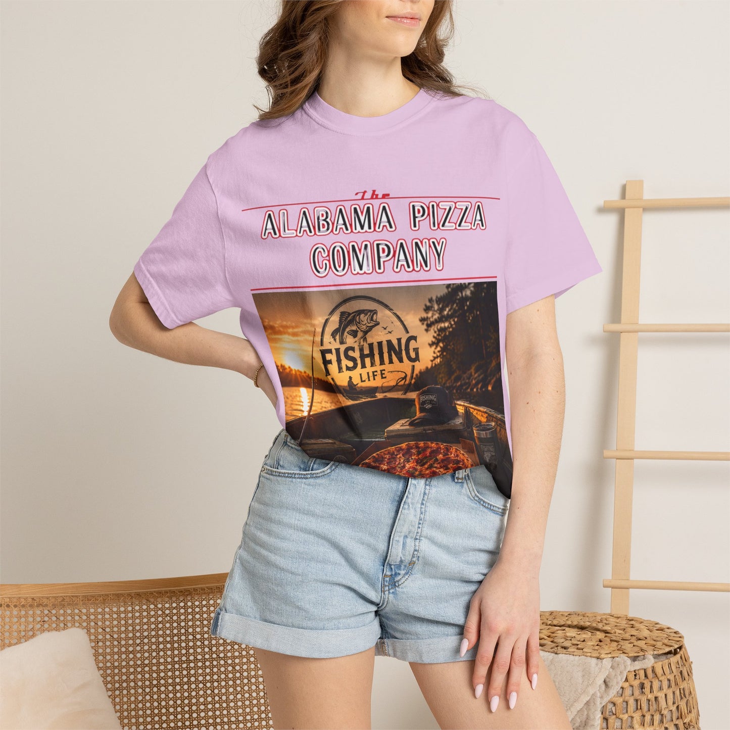 Alabama Pizza Co. Fishing Life T-Shirt