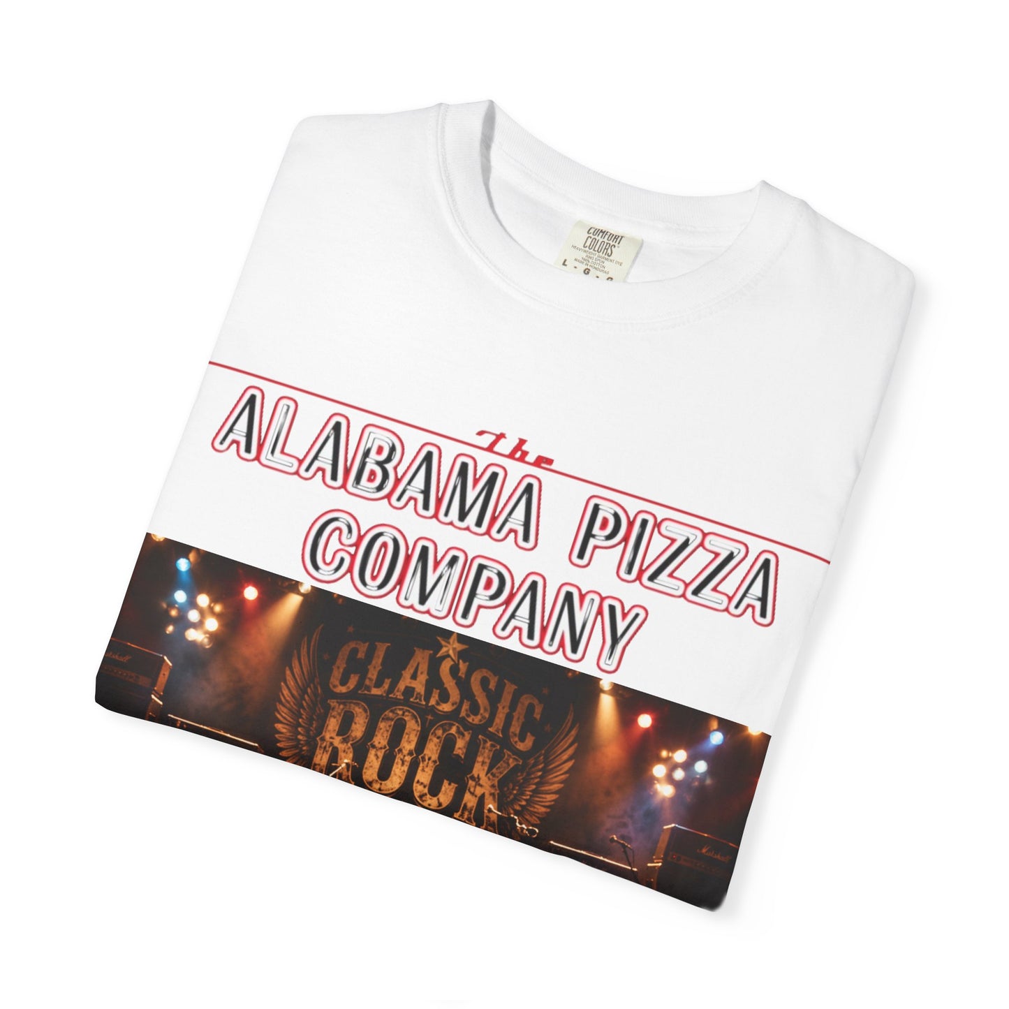 Pizza & Classic Rock T-Shirt — The Alabama Pizza Company Graphic Tee