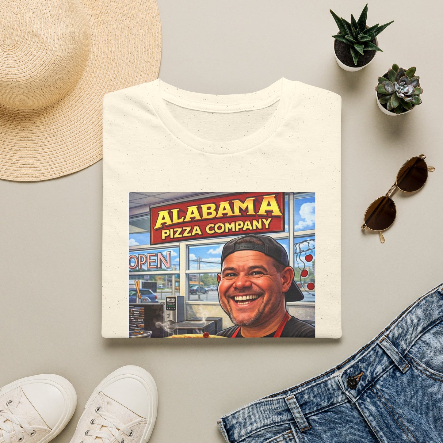 Alabama Pizza Company T-Shirt — Retro Pizzeria Graphic Tee