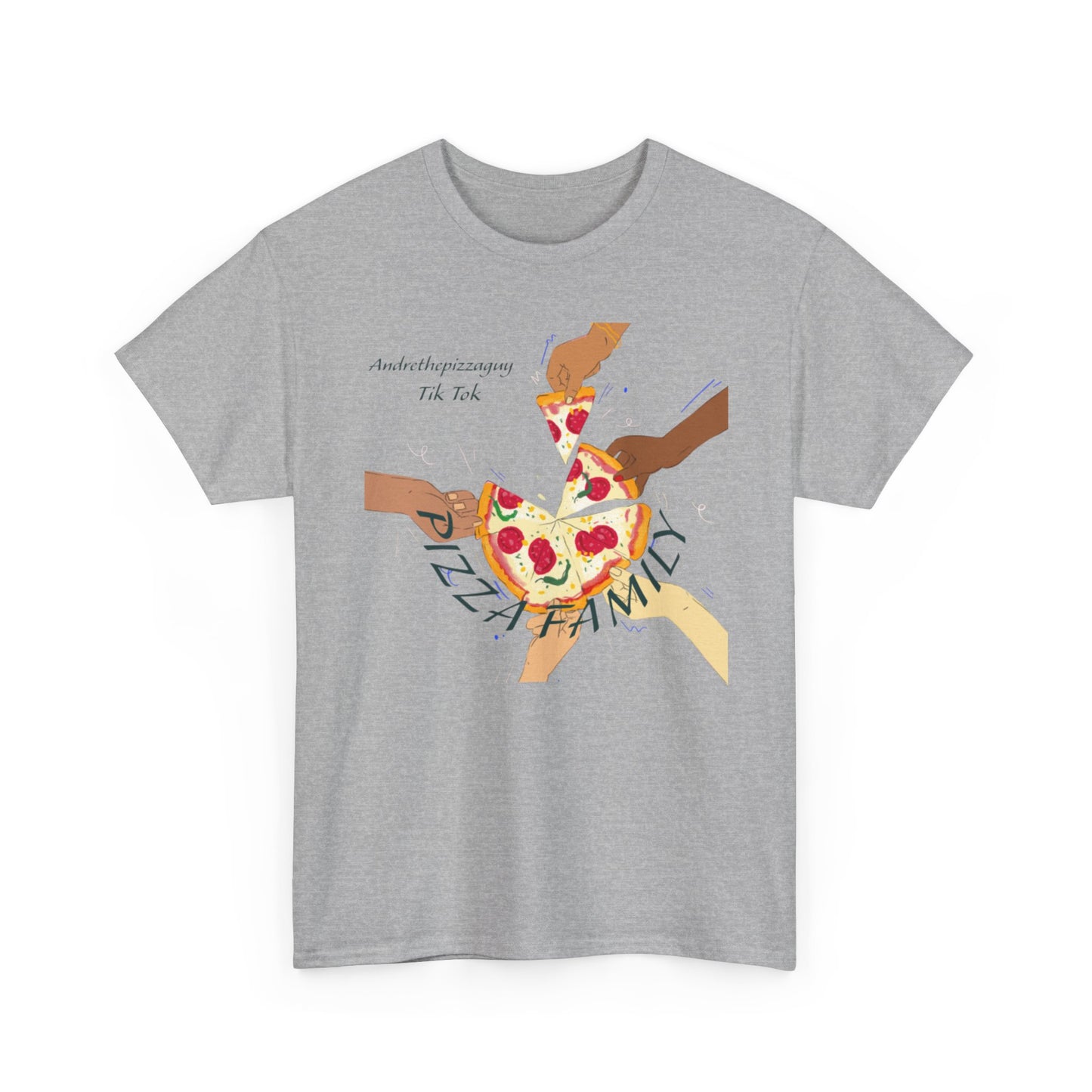 Pizza Family T-Shirt — Together Share Slice Graphic Tee
